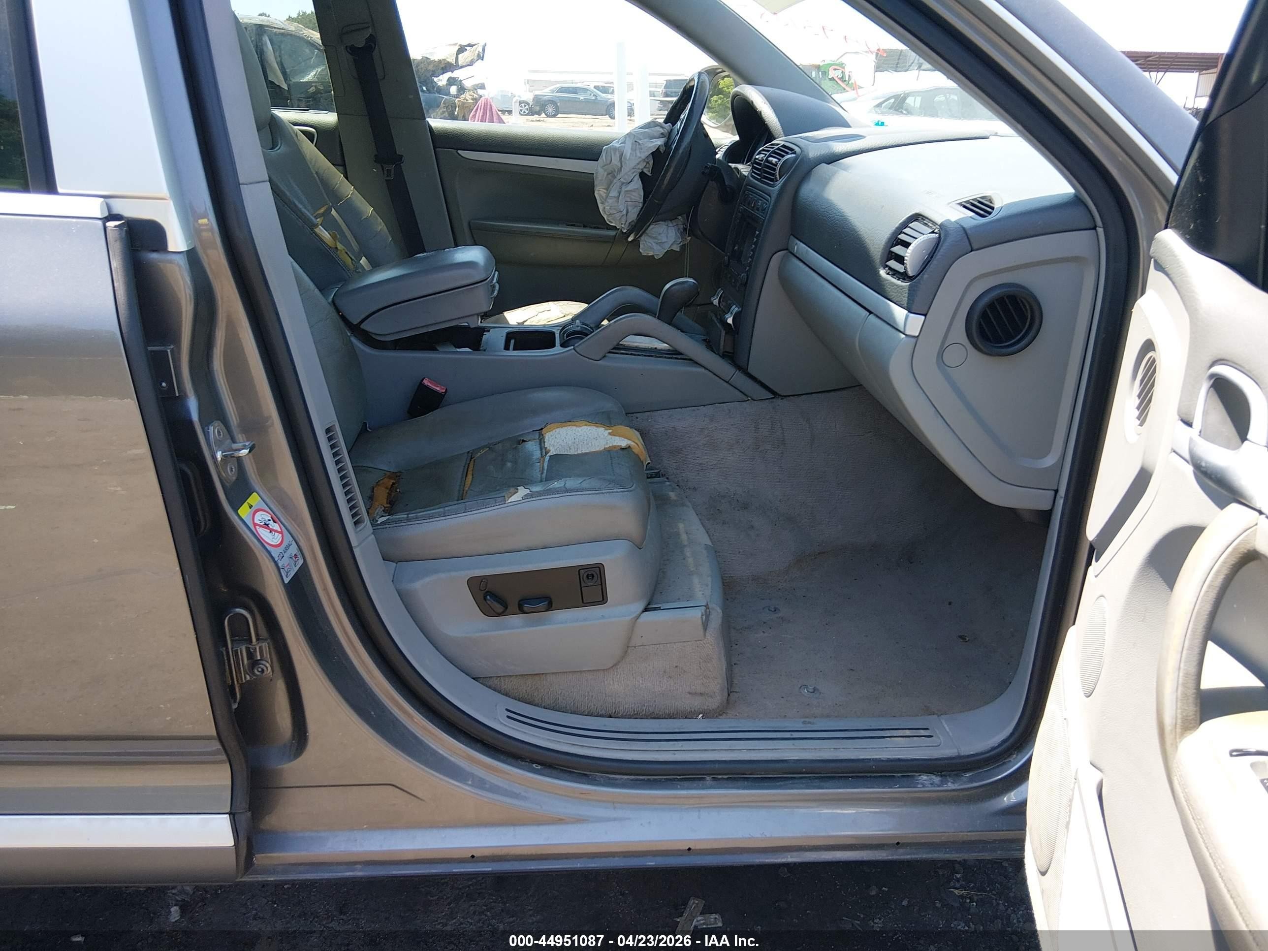 2008 Porsche Cayenne   Gray vin: WP1AA29P28LA12821