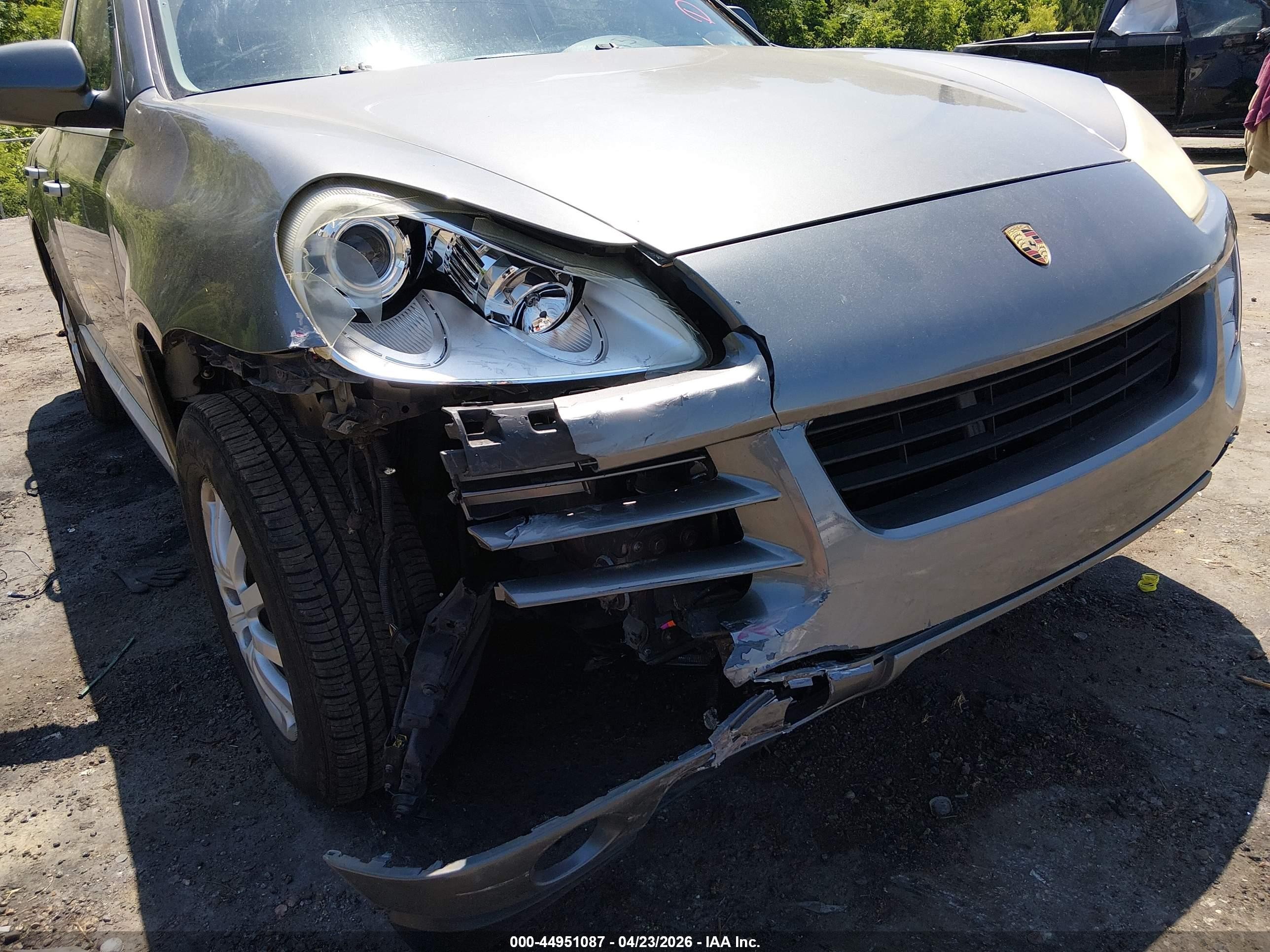 2008 Porsche Cayenne   Gray vin: WP1AA29P28LA12821