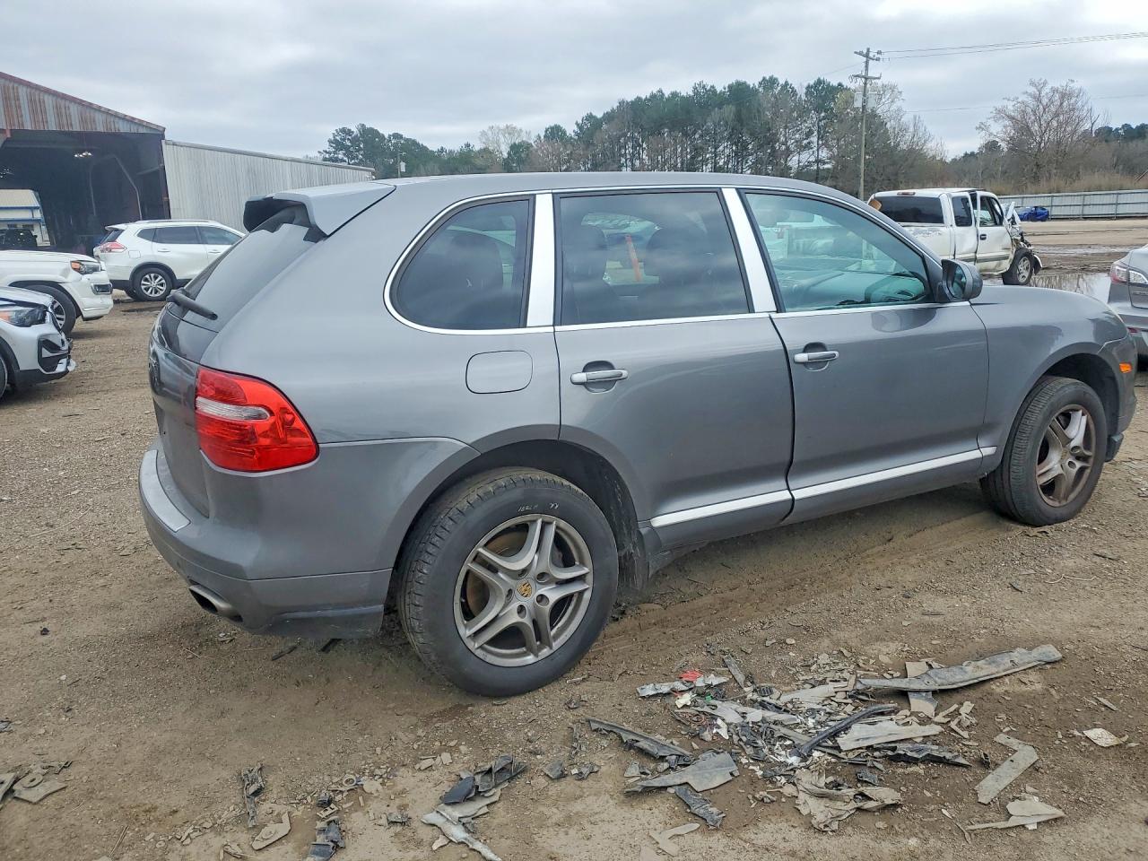 2008 Porsche Cayenne Серый vin: WP1AA29P28LA19185