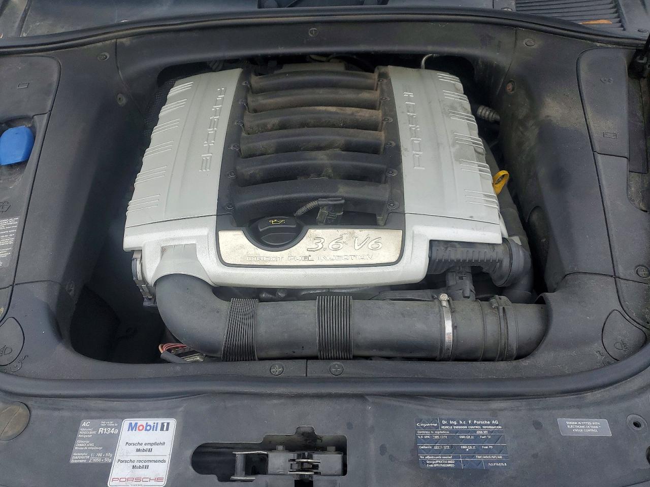 2008 Porsche Cayenne Серый vin: WP1AA29P28LA19185