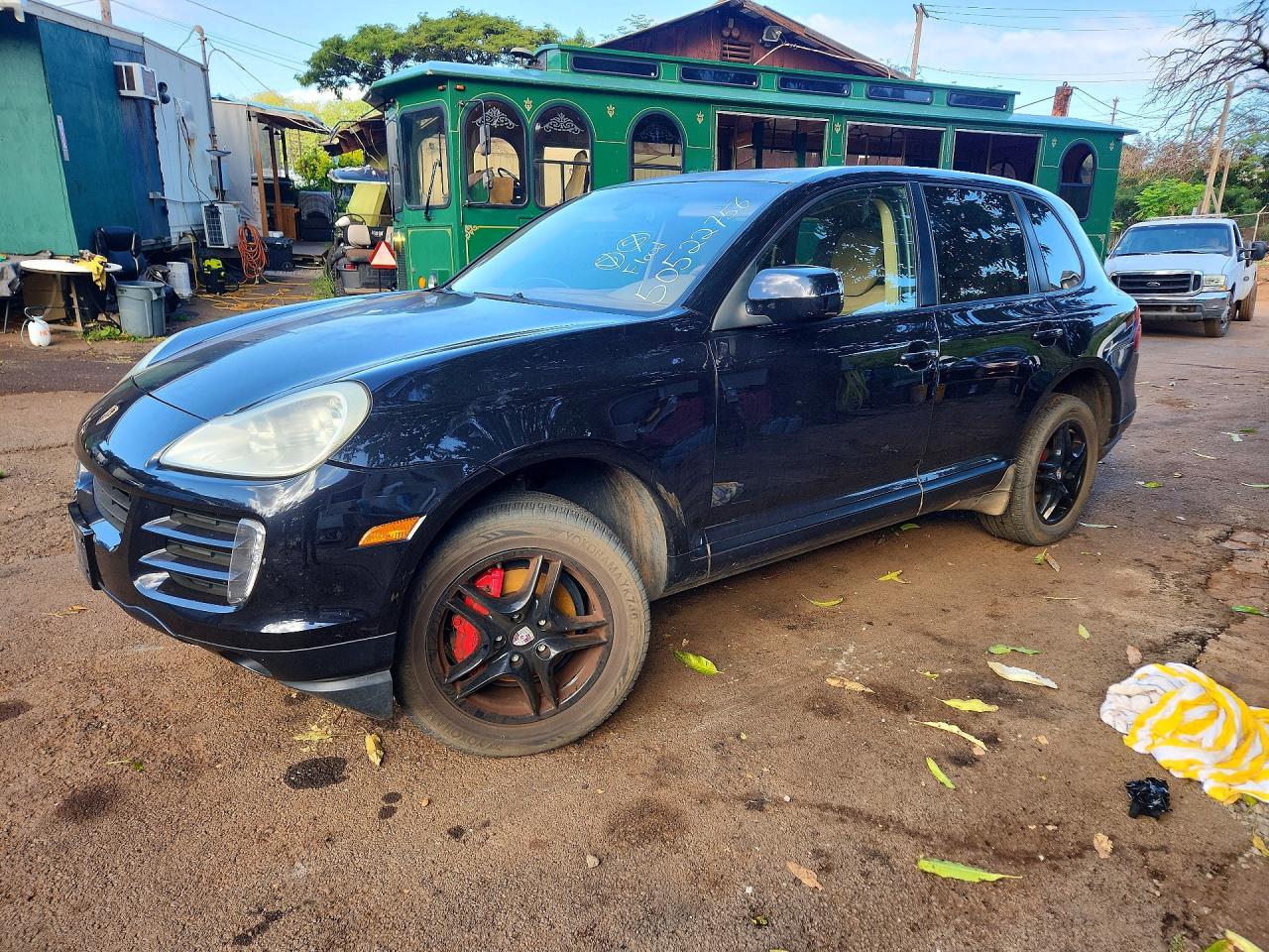 2009 Porsche Cayenne Black vin: WP1AA29P29LA05501