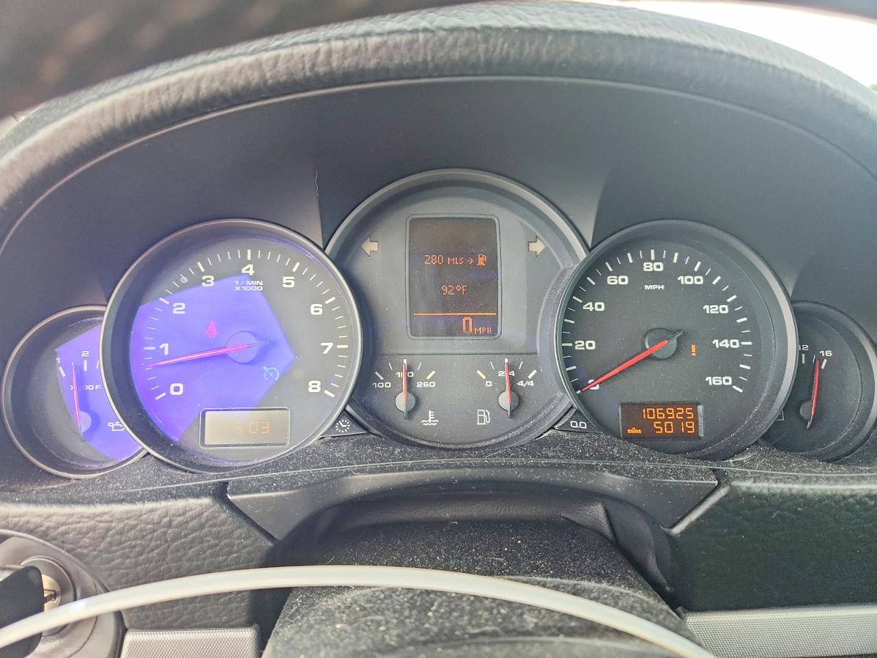 2008 Pors Cayenne Gray vin: WP1AA29P38LA04954