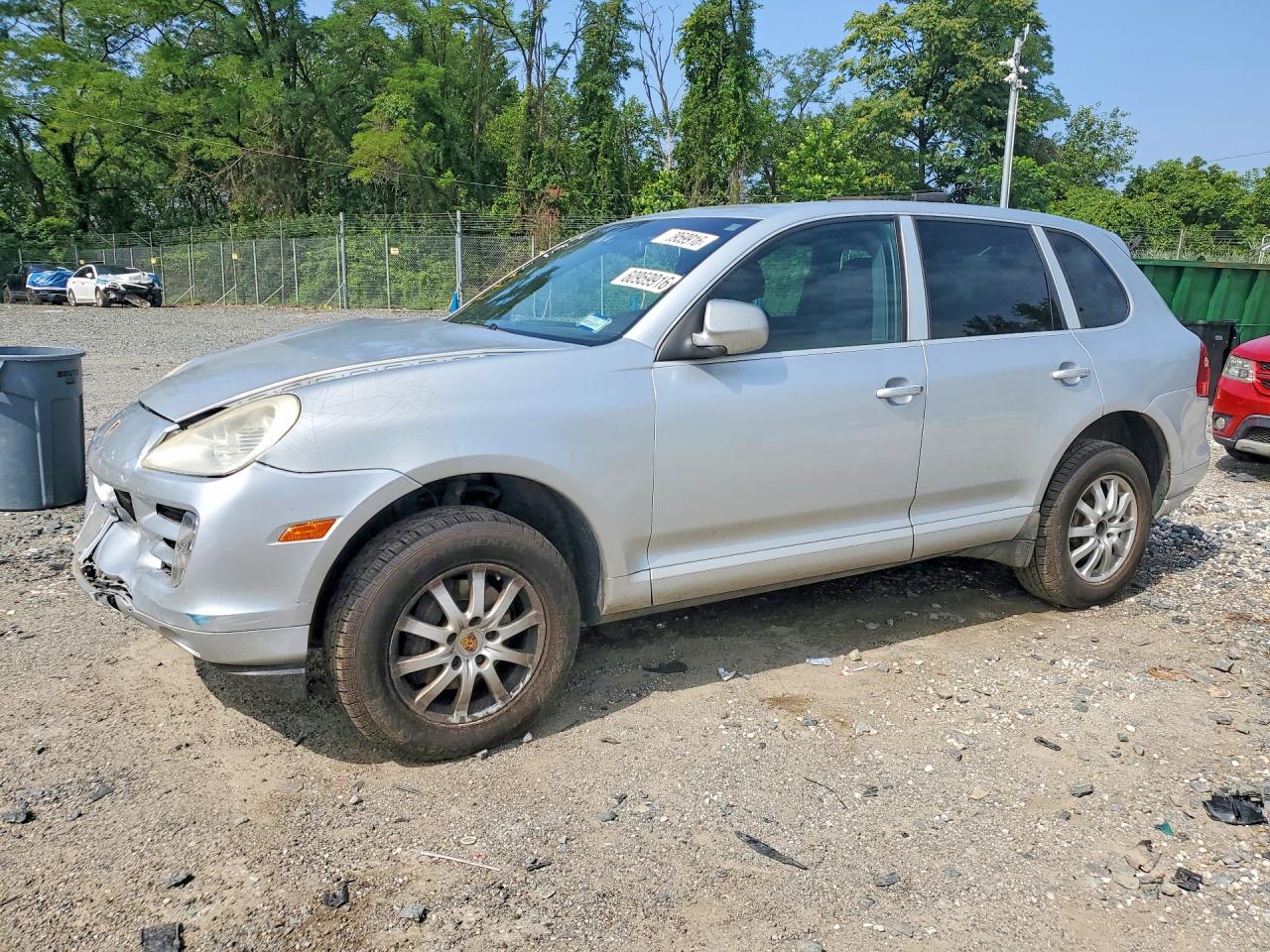 2008 Porsche Cayenne Silver vin: WP1AA29P38LA25643