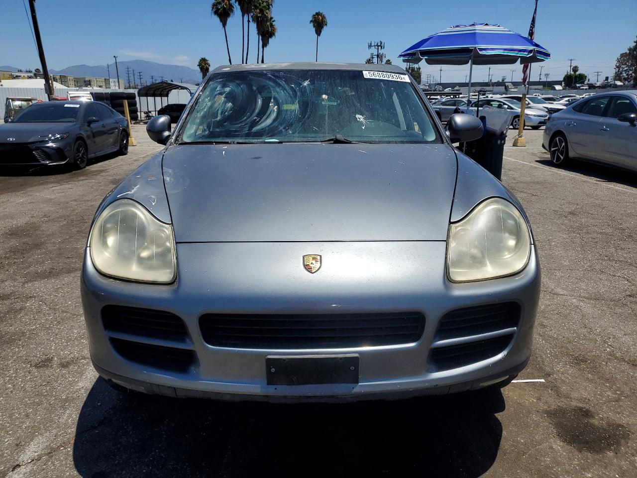 2004 Porsche Cayenne Silver vin: WP1AA29P44LA23717