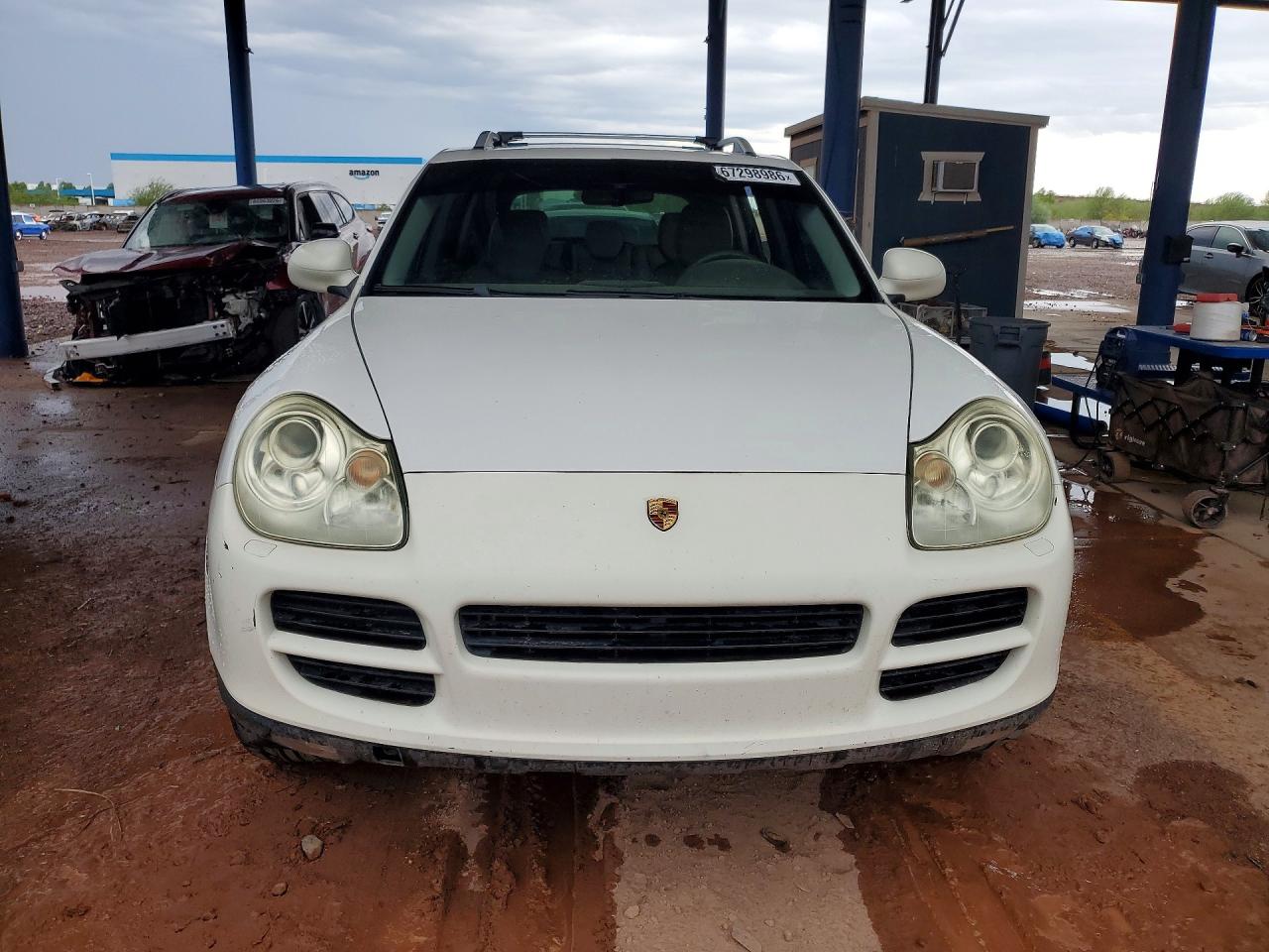 2004 Porsche Cayenne White vin: WP1AA29P54LA21751