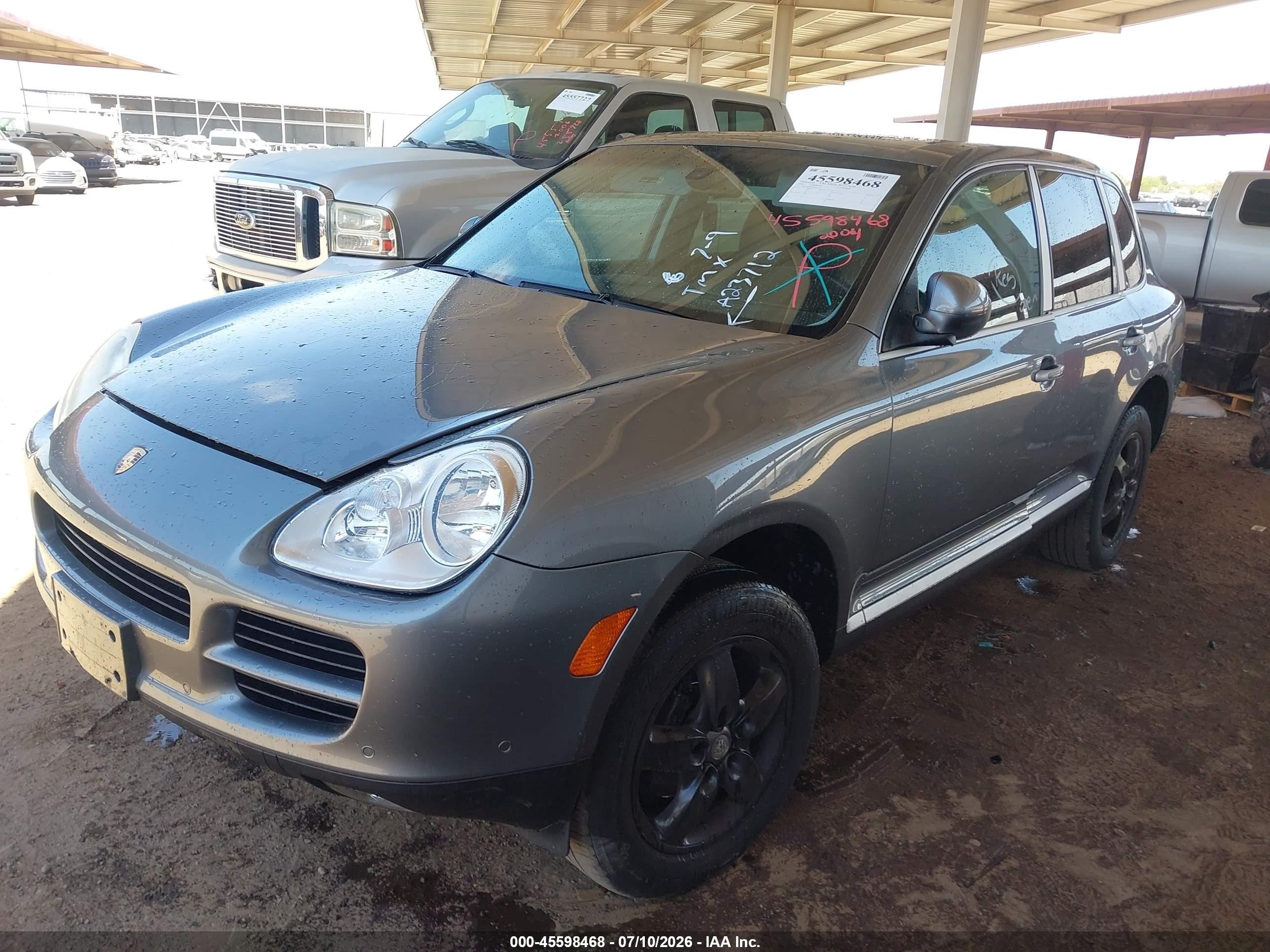 2004 Porsche Cayenne V6 Gray vin: WP1AA29P54LA23712
