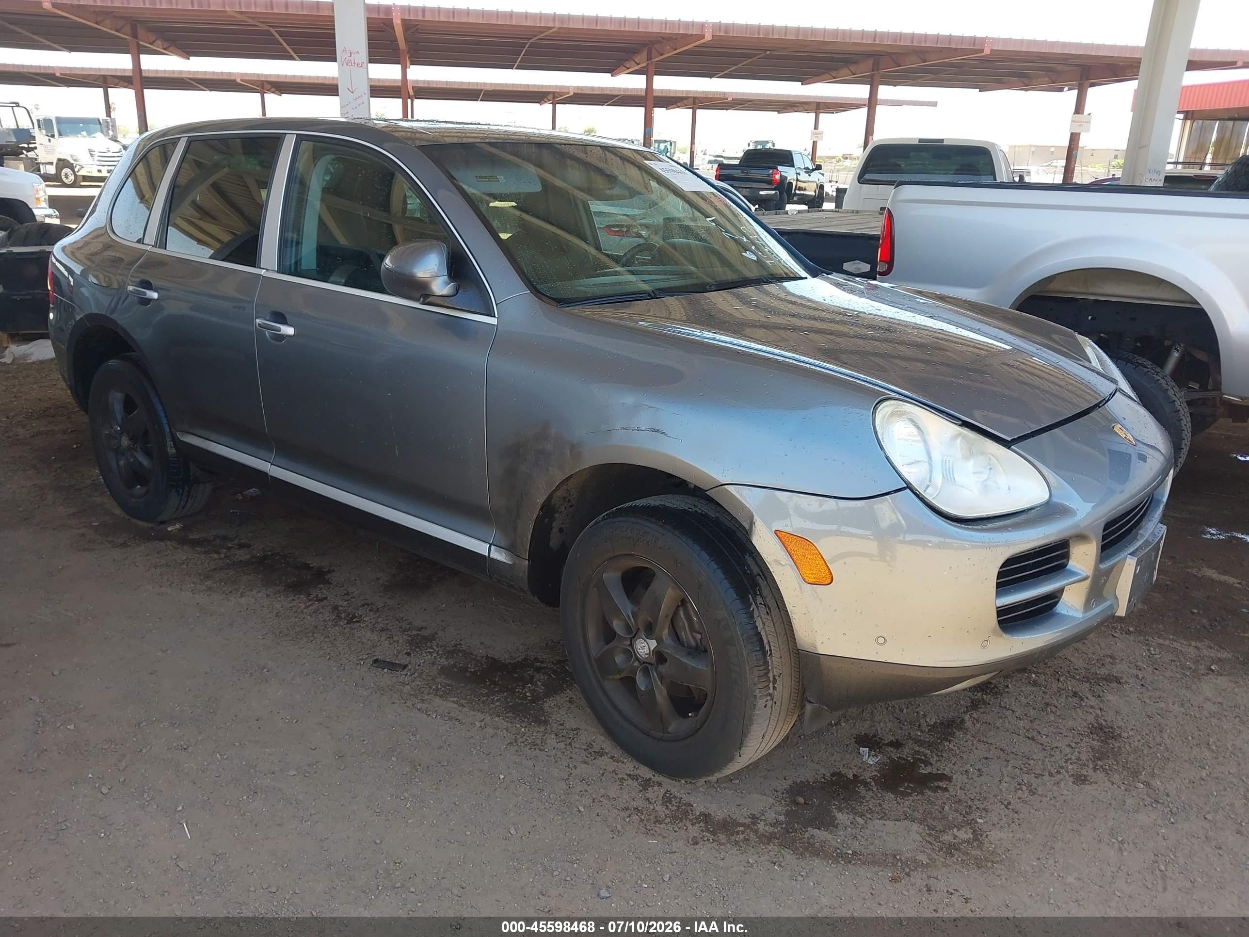 2004 Porsche Cayenne V6 Gray vin: WP1AA29P54LA23712