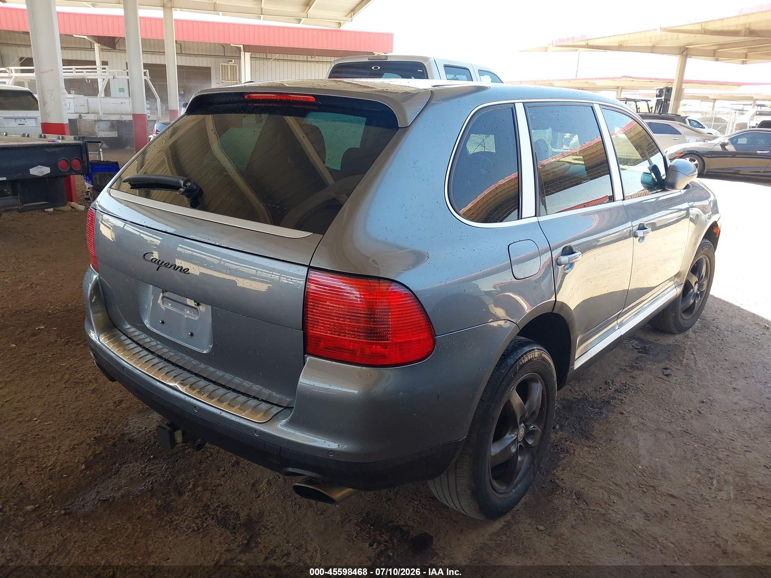2004 Porsche Cayenne V6 Gray vin: WP1AA29P54LA23712