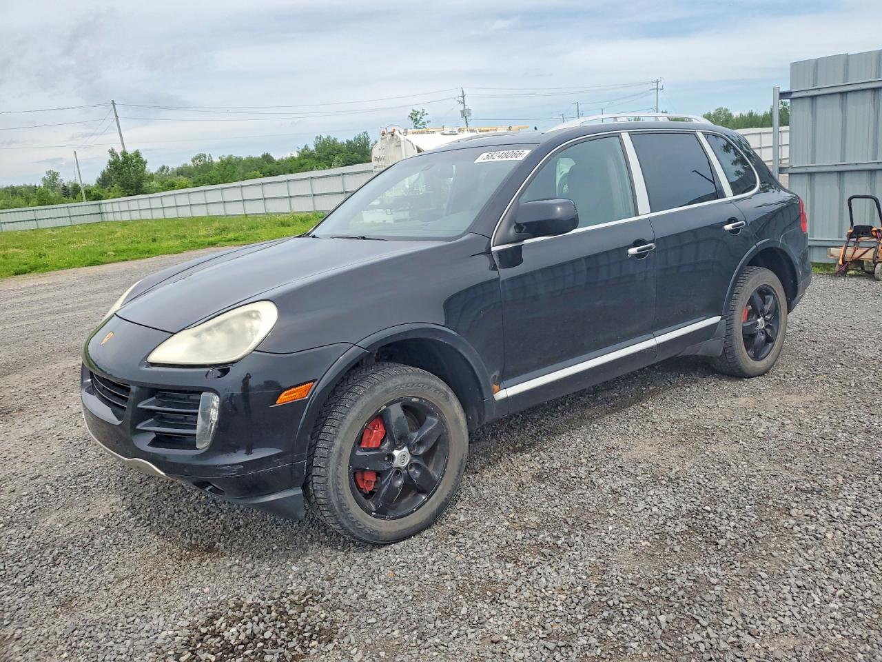 2008 Porsche Cayenne Black vin: WP1AA29P58LA05894