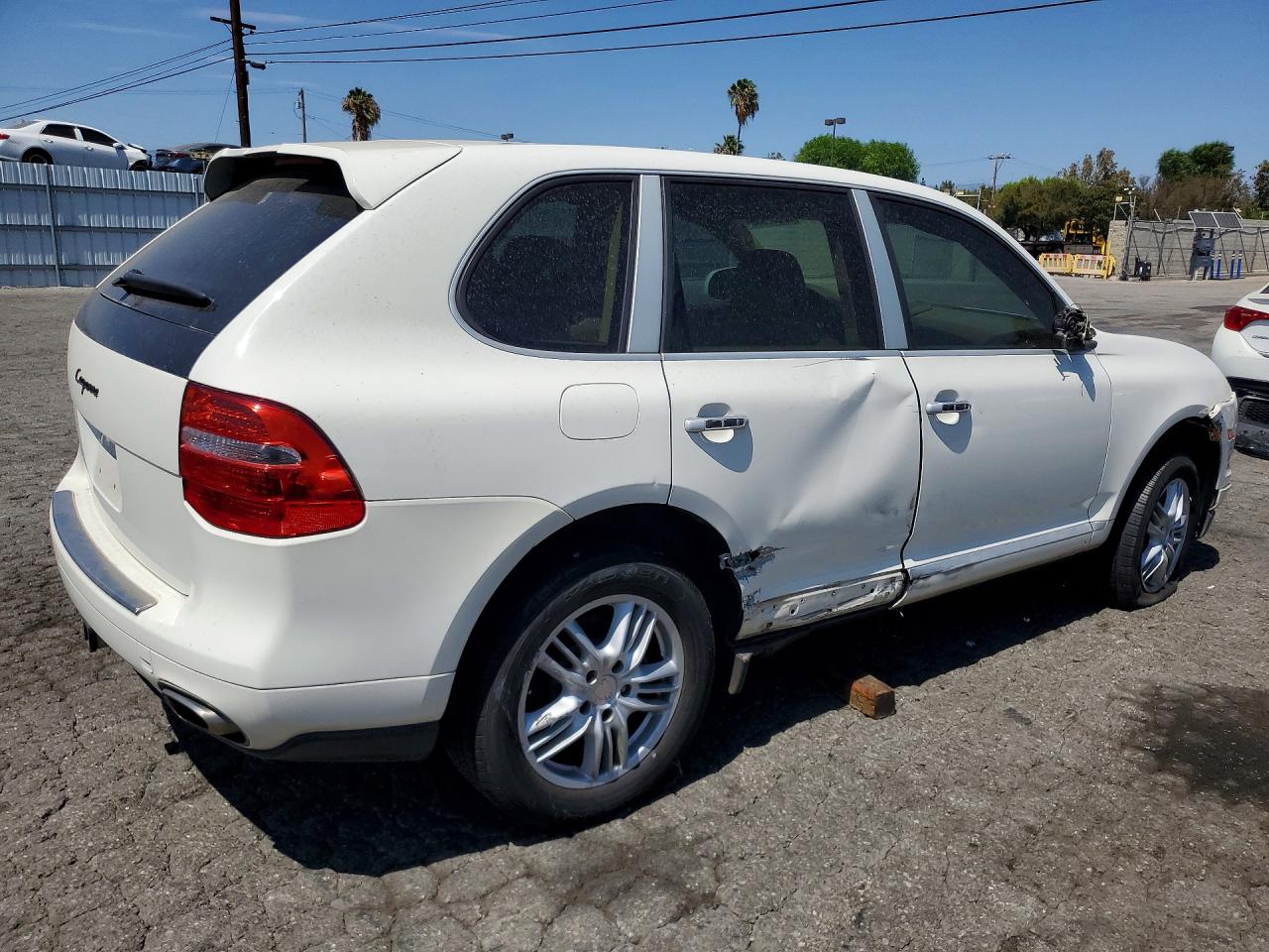 2009 Porsche Cayenne White vin: WP1AA29P59LA07629