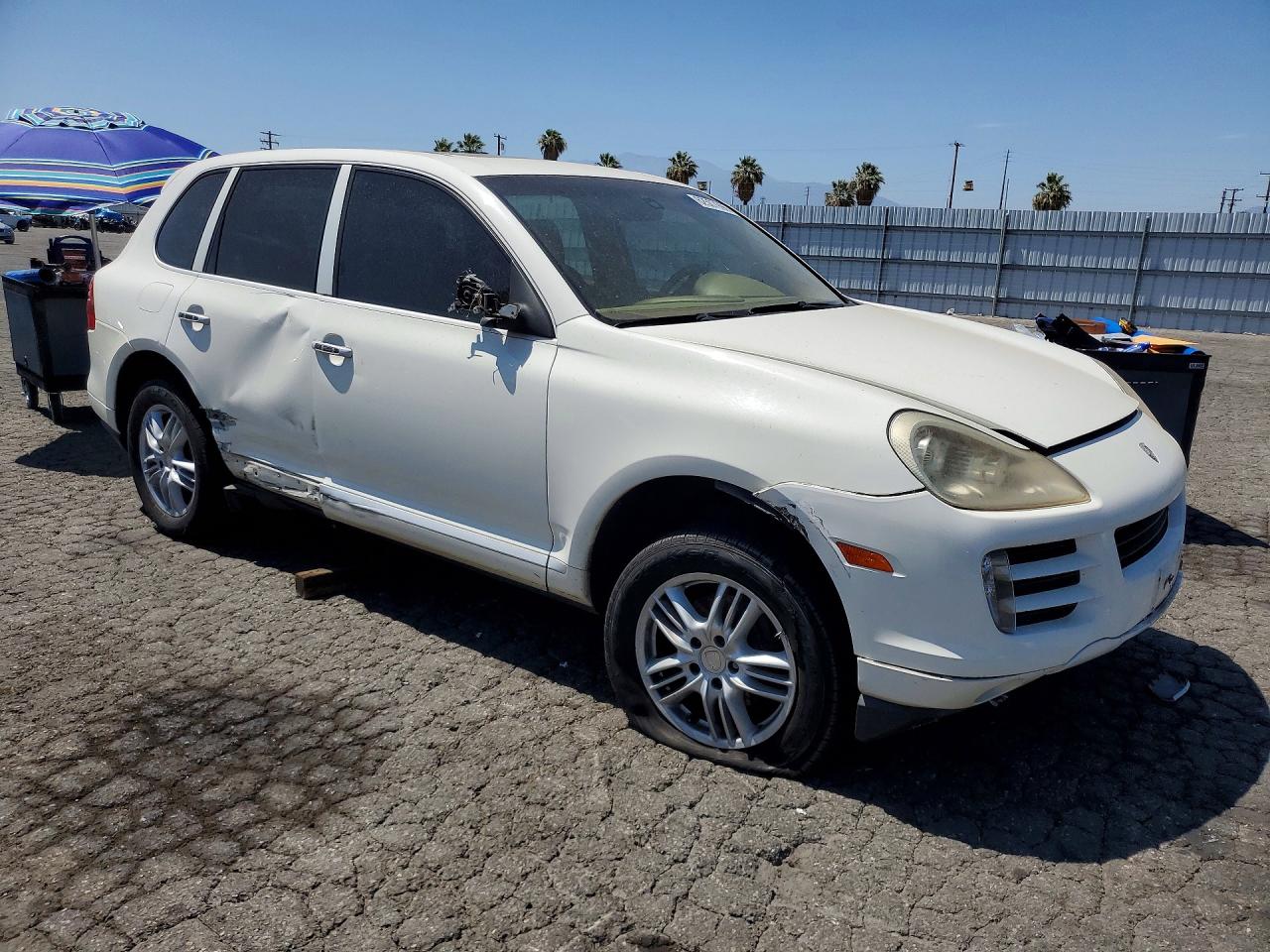 2009 Porsche Cayenne White vin: WP1AA29P59LA07629
