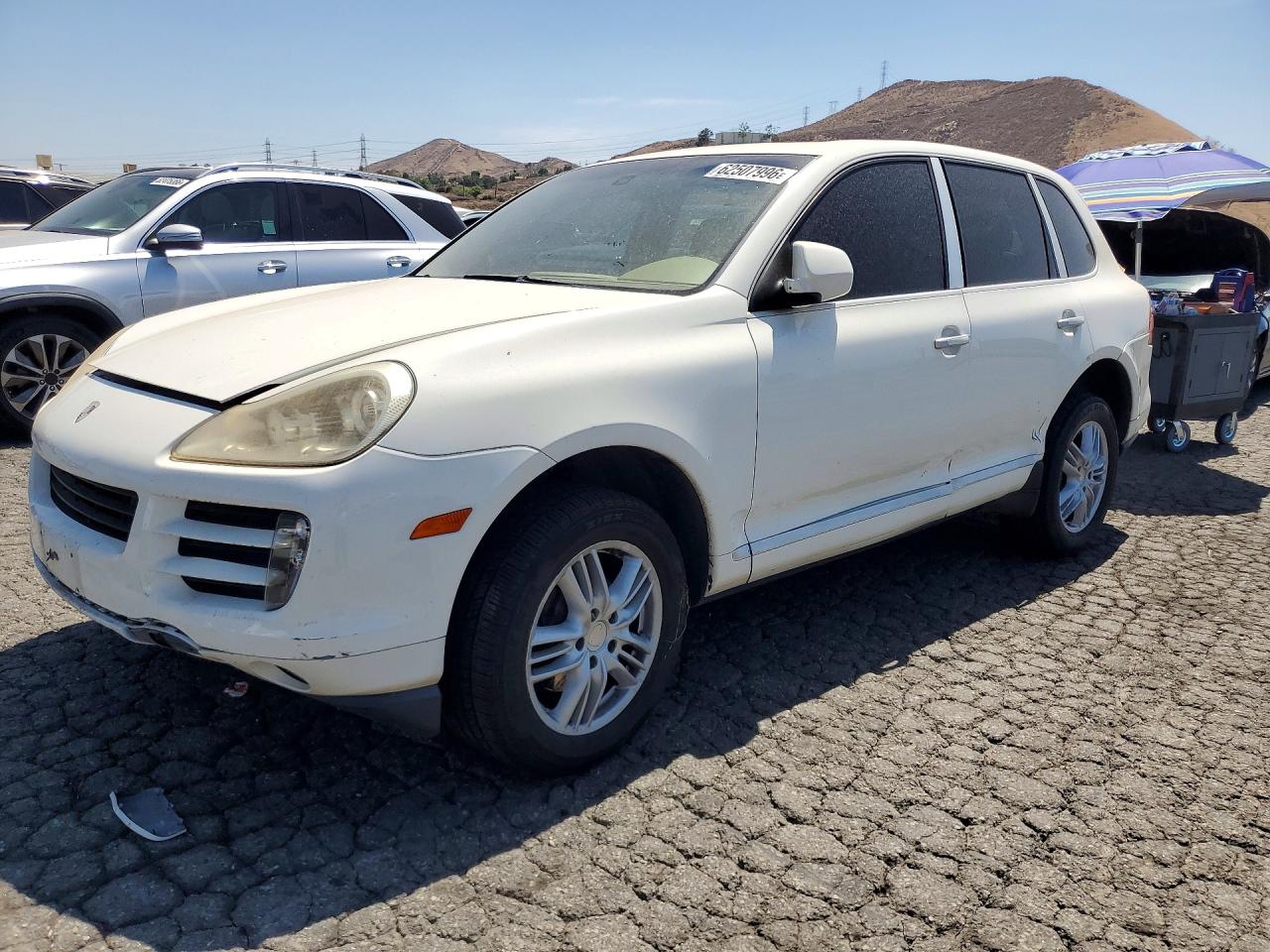 2009 Porsche Cayenne White vin: WP1AA29P59LA07629