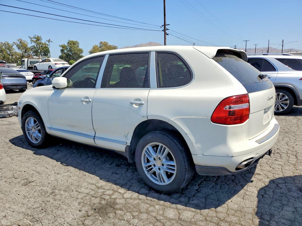 2009 Porsche Cayenne White vin: WP1AA29P59LA07629