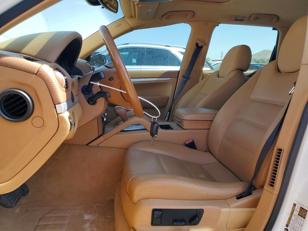 2009 Porsche Cayenne White vin: WP1AA29P59LA07629
