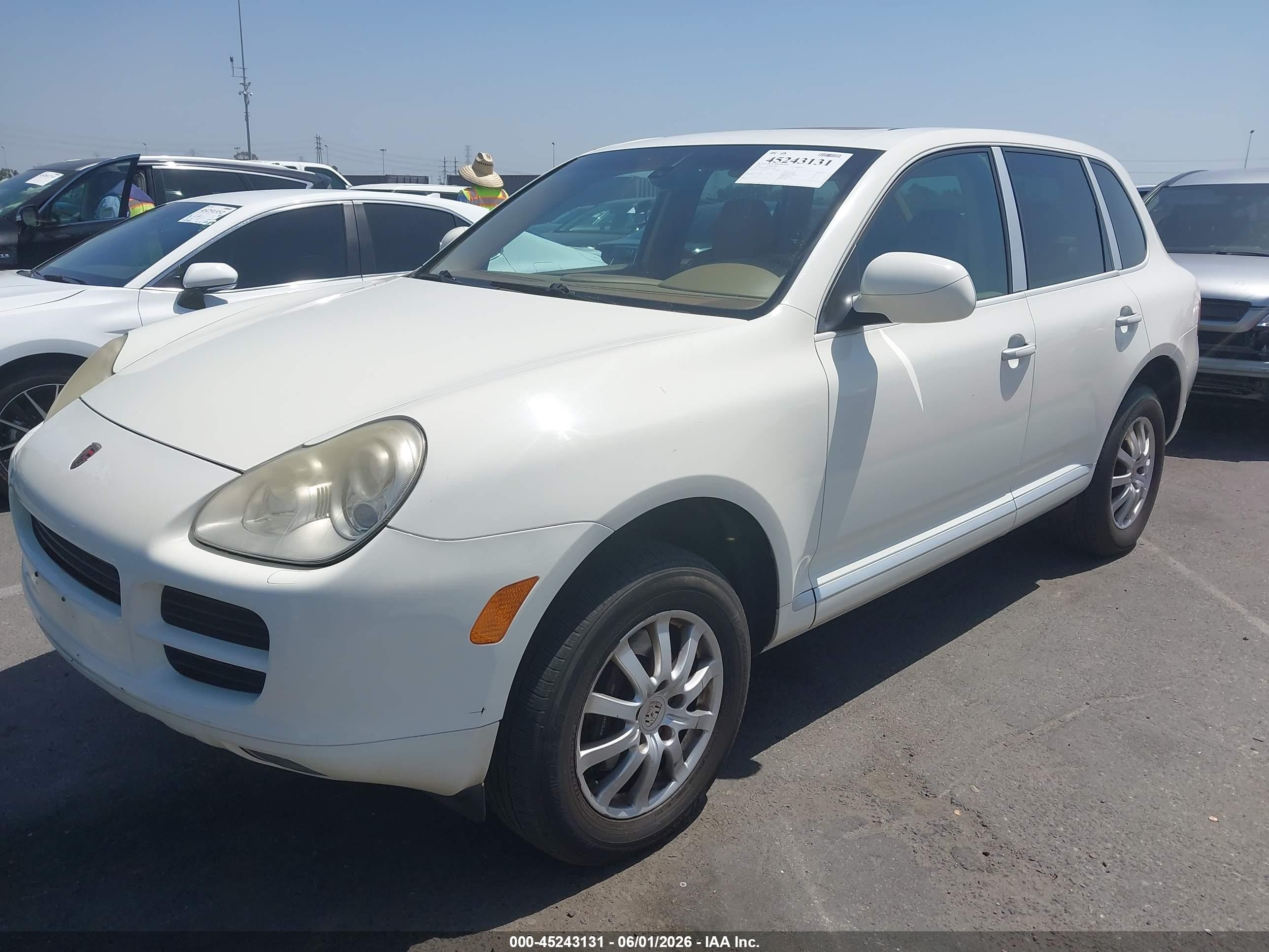 2006 Porsche Cayenne   White vin: WP1AA29P66LA22555