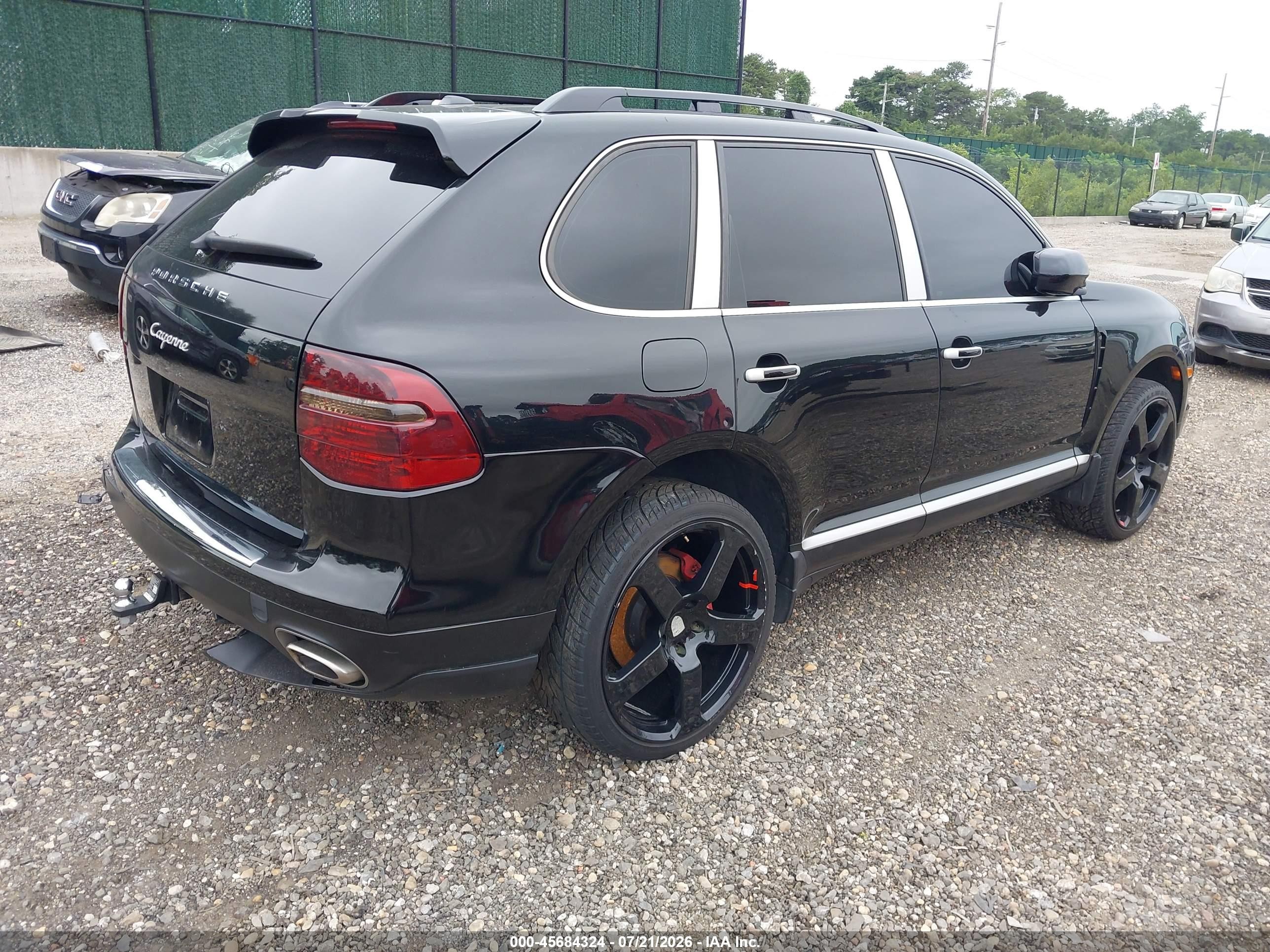 2008 Porsche Cayenne   Black vin: WP1AA29P68LA22574
