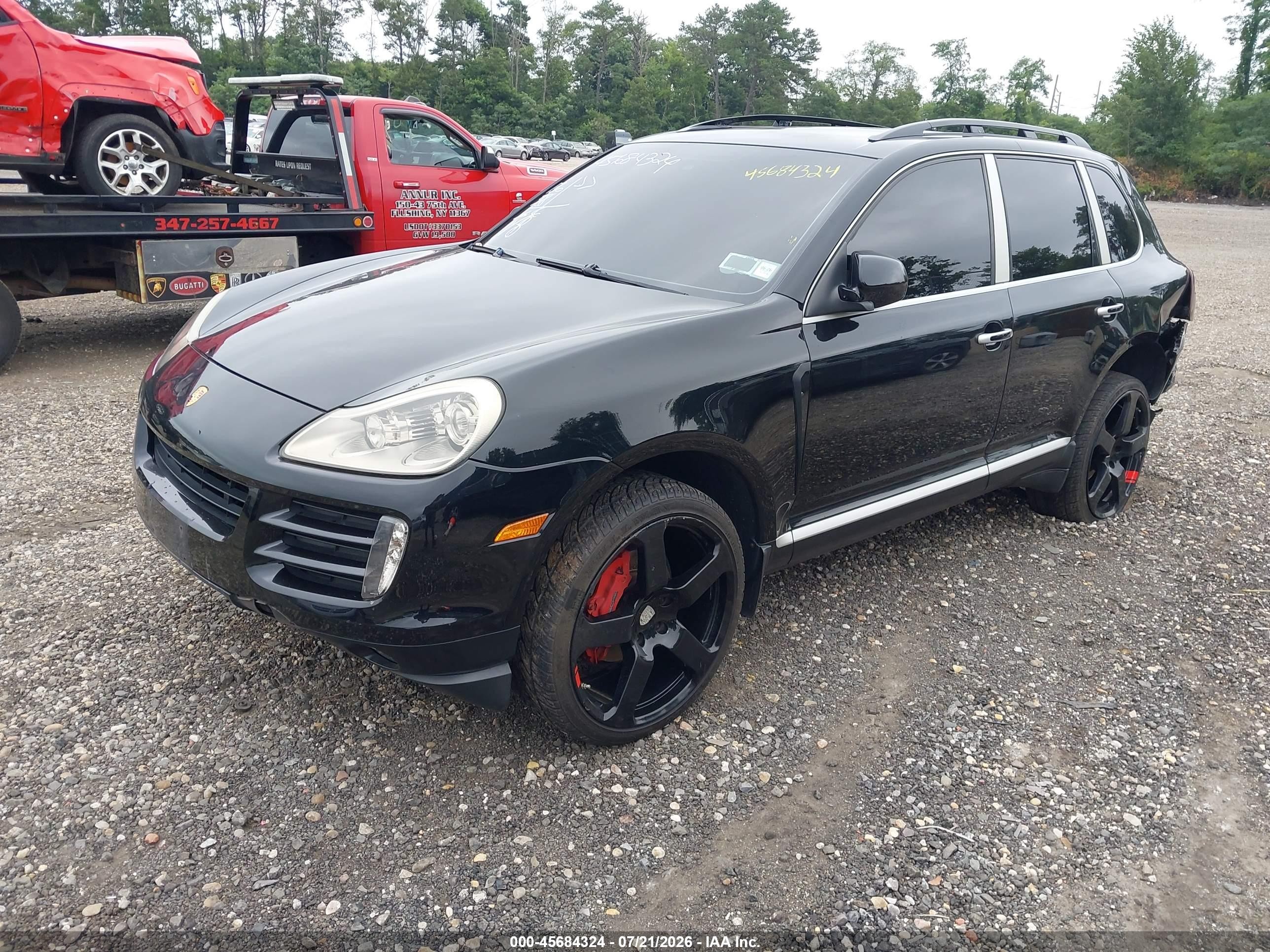 2008 Porsche Cayenne   Black vin: WP1AA29P68LA22574