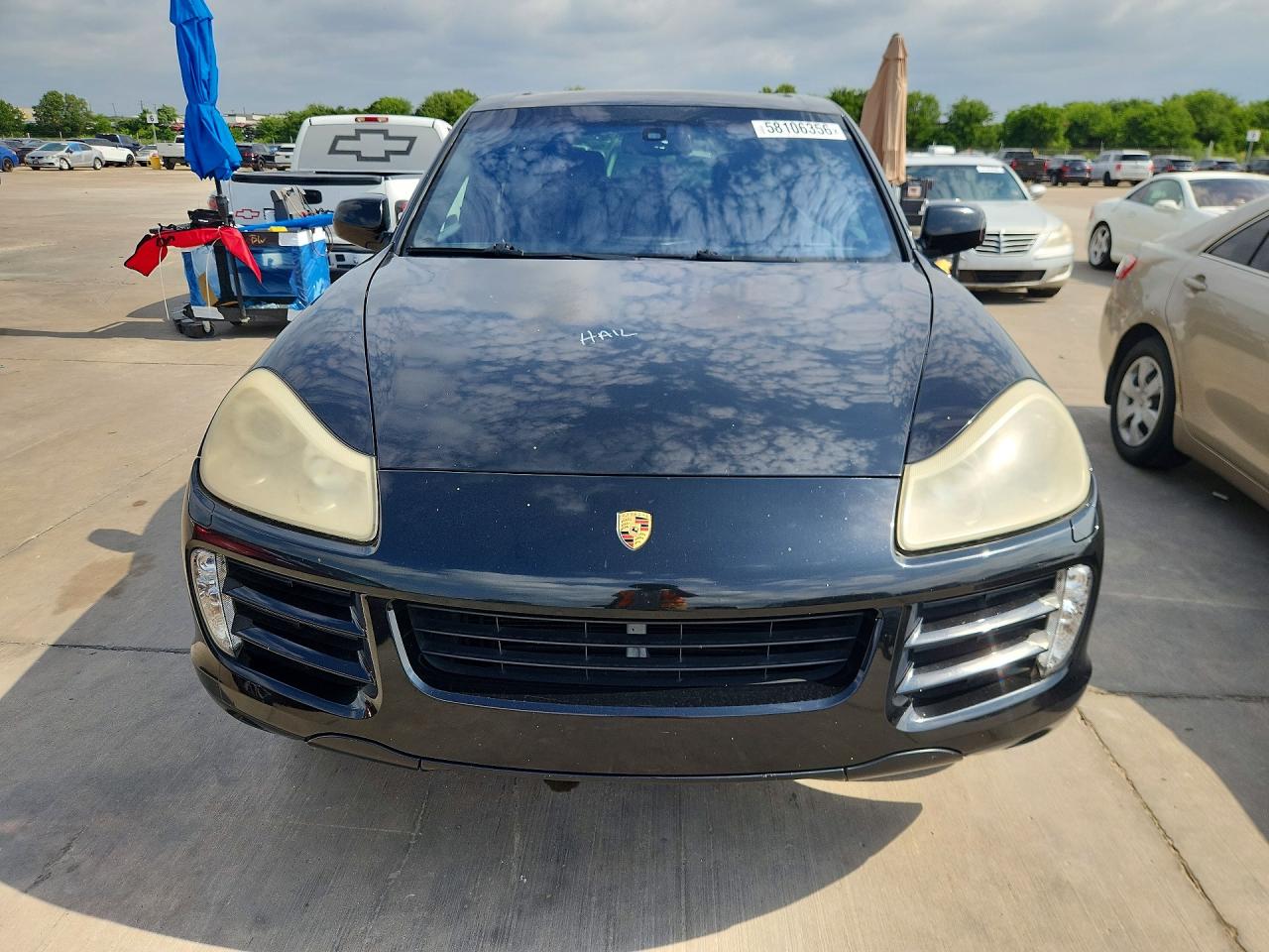 2008 Porsche Cayenne Black vin: WP1AA29P68LA24793