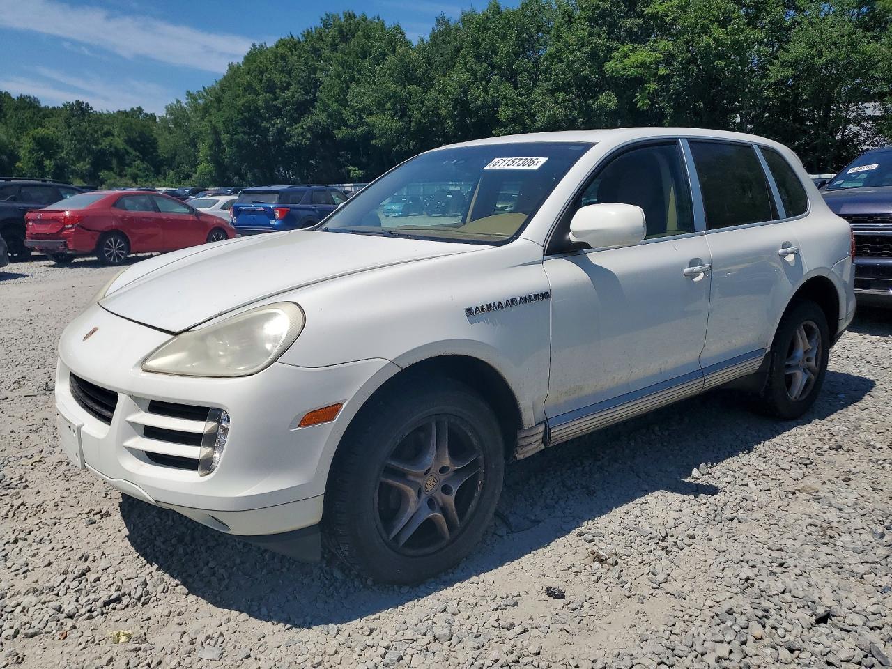 2008 Porsche Cayenne White vin: WP1AA29P78LA20557