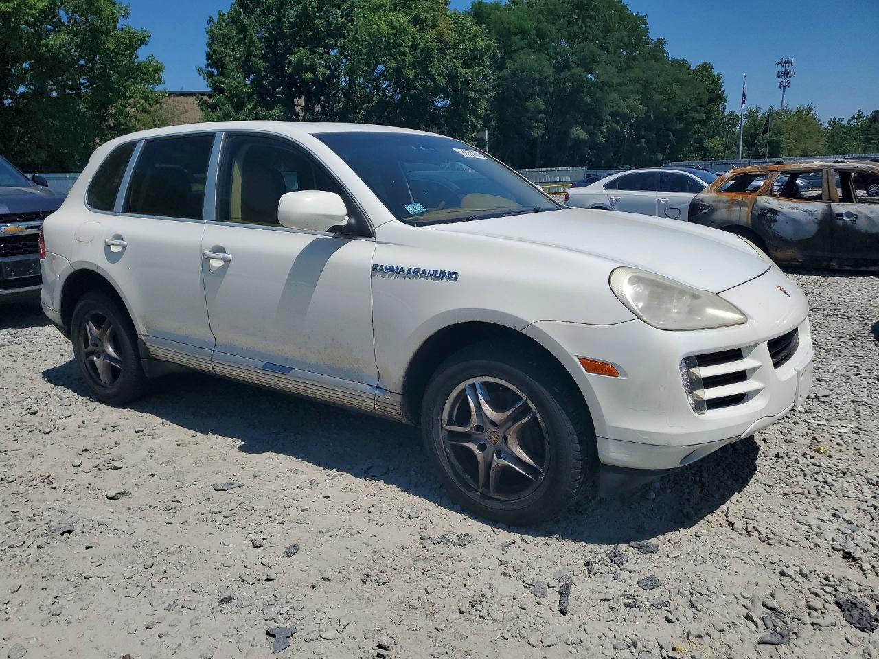 2008 Porsche Cayenne White vin: WP1AA29P78LA20557