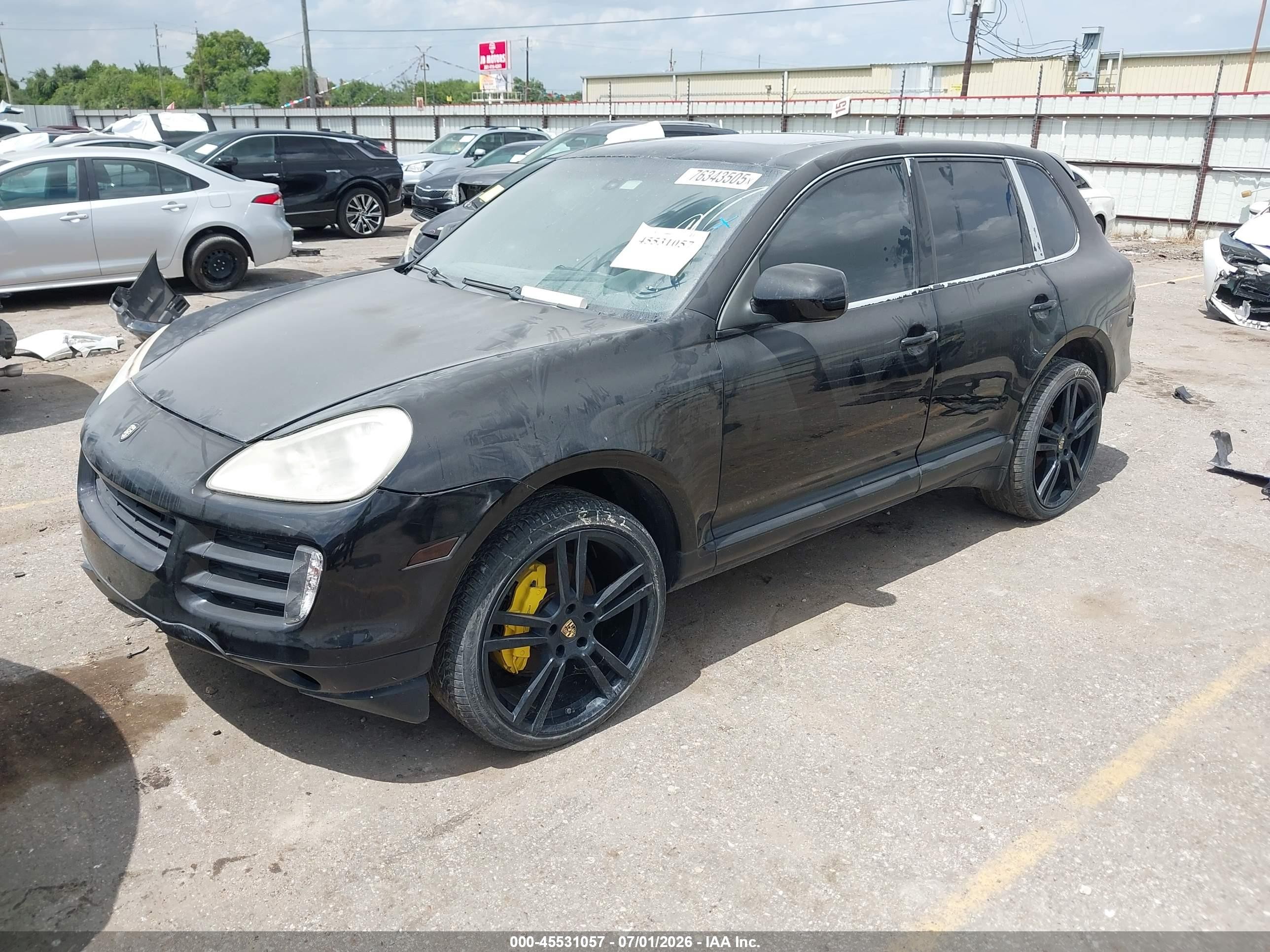 2008 Porsche Cayenne   Black vin: WP1AA29P88LA14959