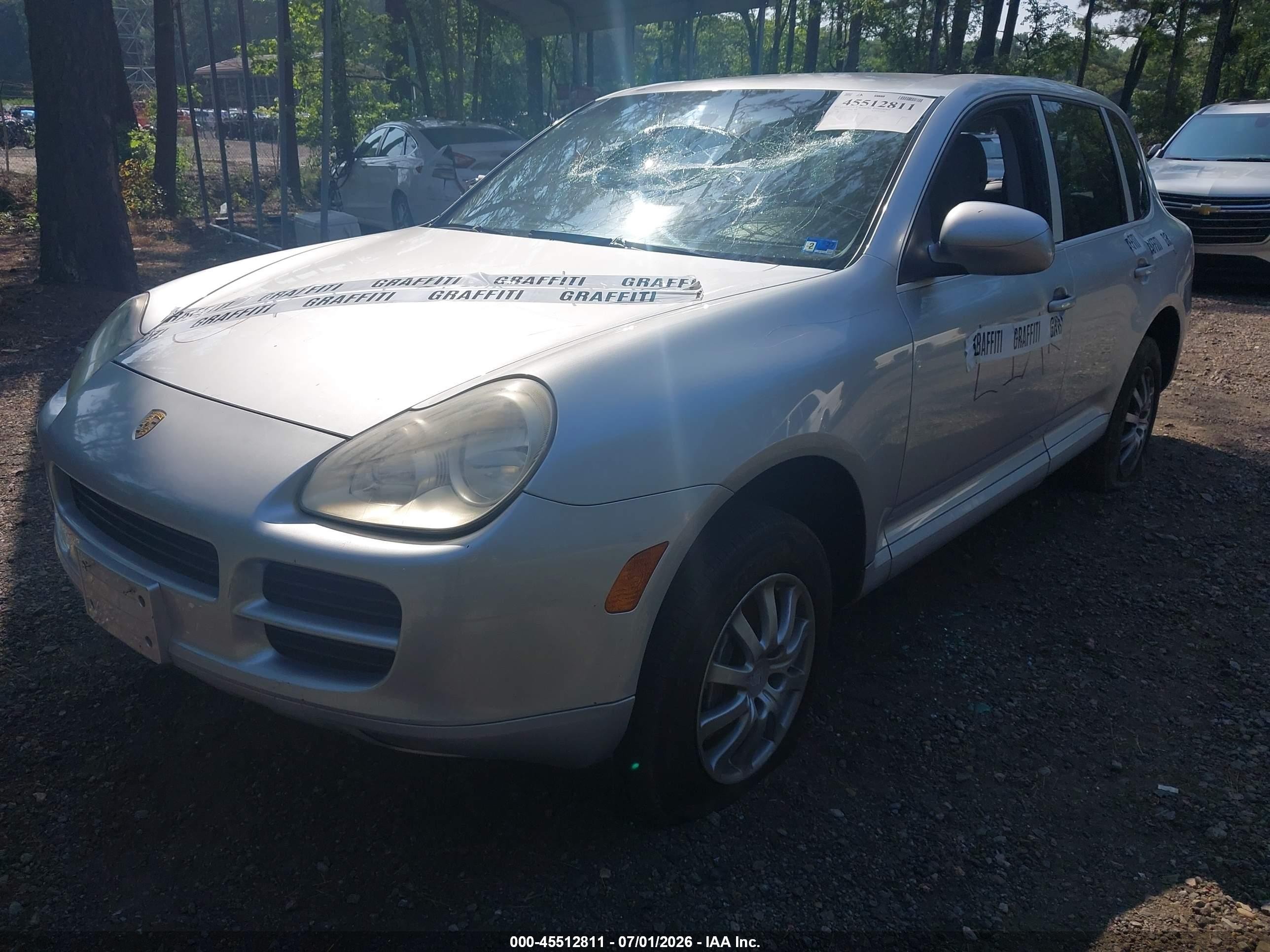 2006 Porsche Cayenne   Серебряный vin: WP1AA29P96LA27104