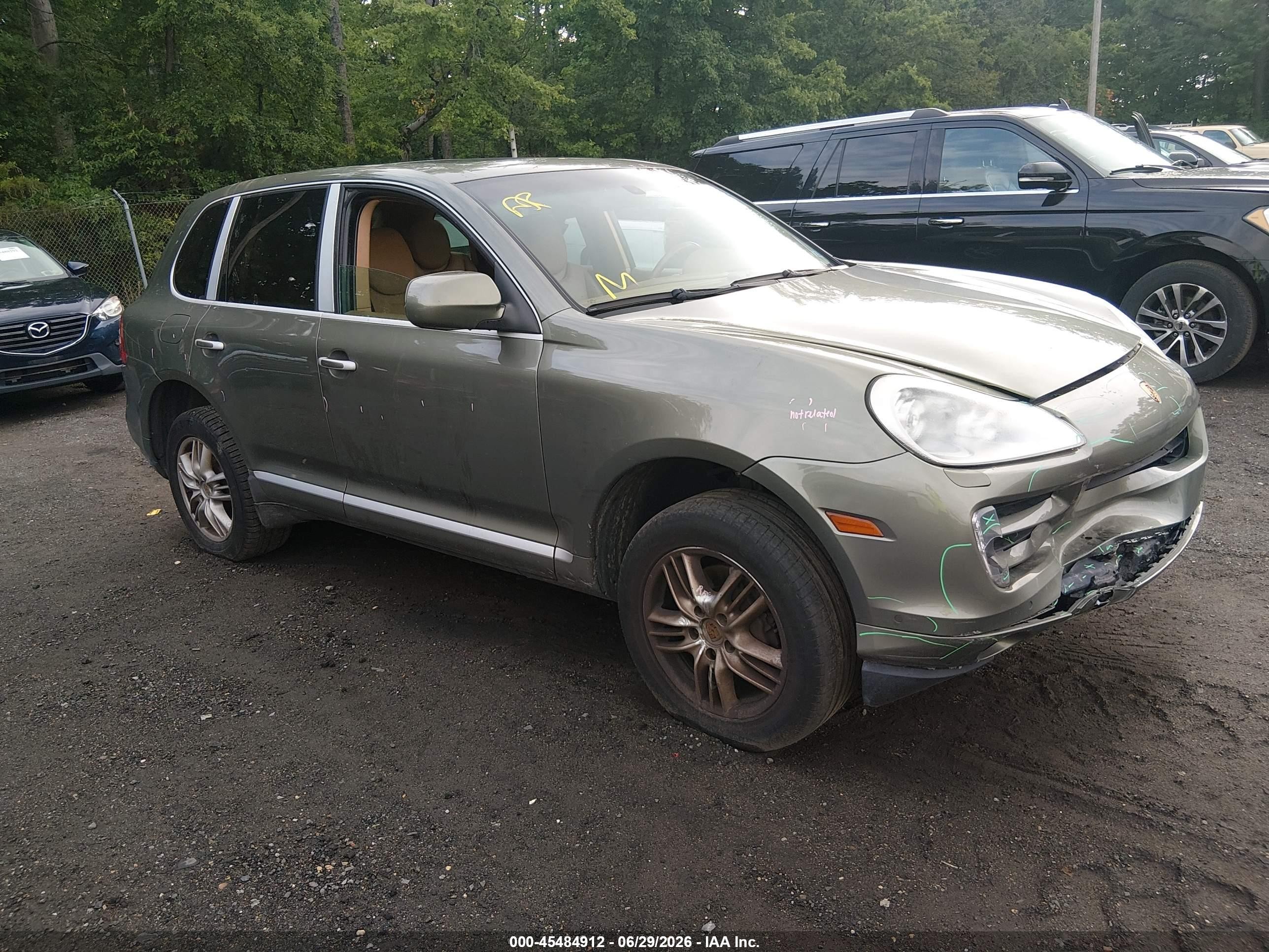 2008 Porsche Cayenne   Green vin: WP1AA29P98LA13982