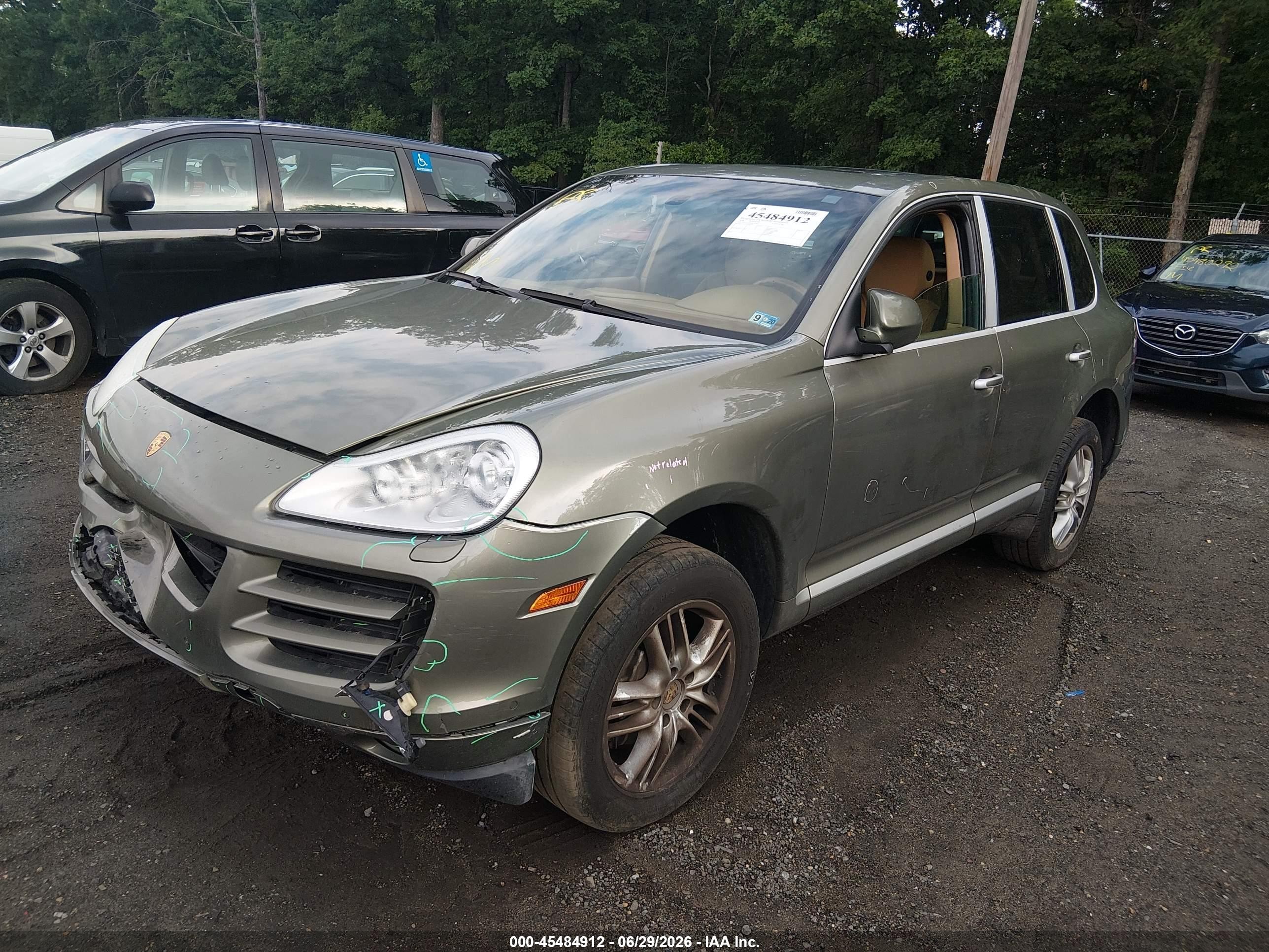 2008 Porsche Cayenne   Green vin: WP1AA29P98LA13982