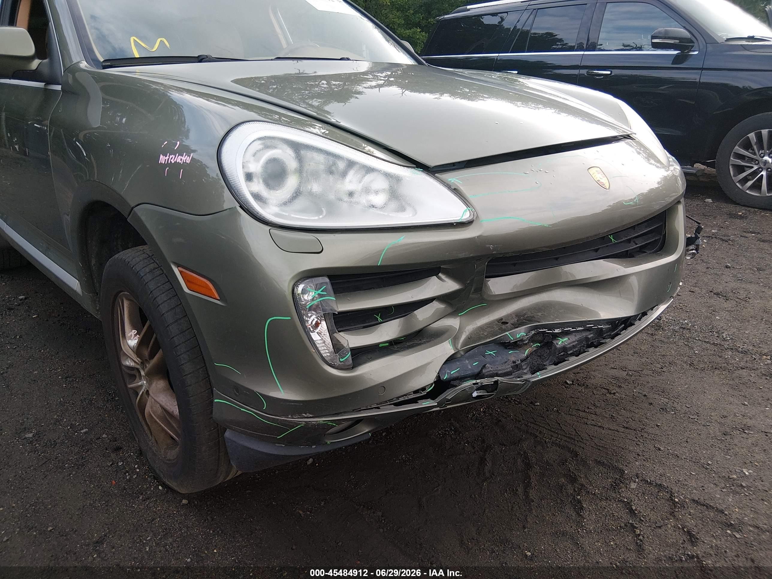 2008 Porsche Cayenne   Green vin: WP1AA29P98LA13982