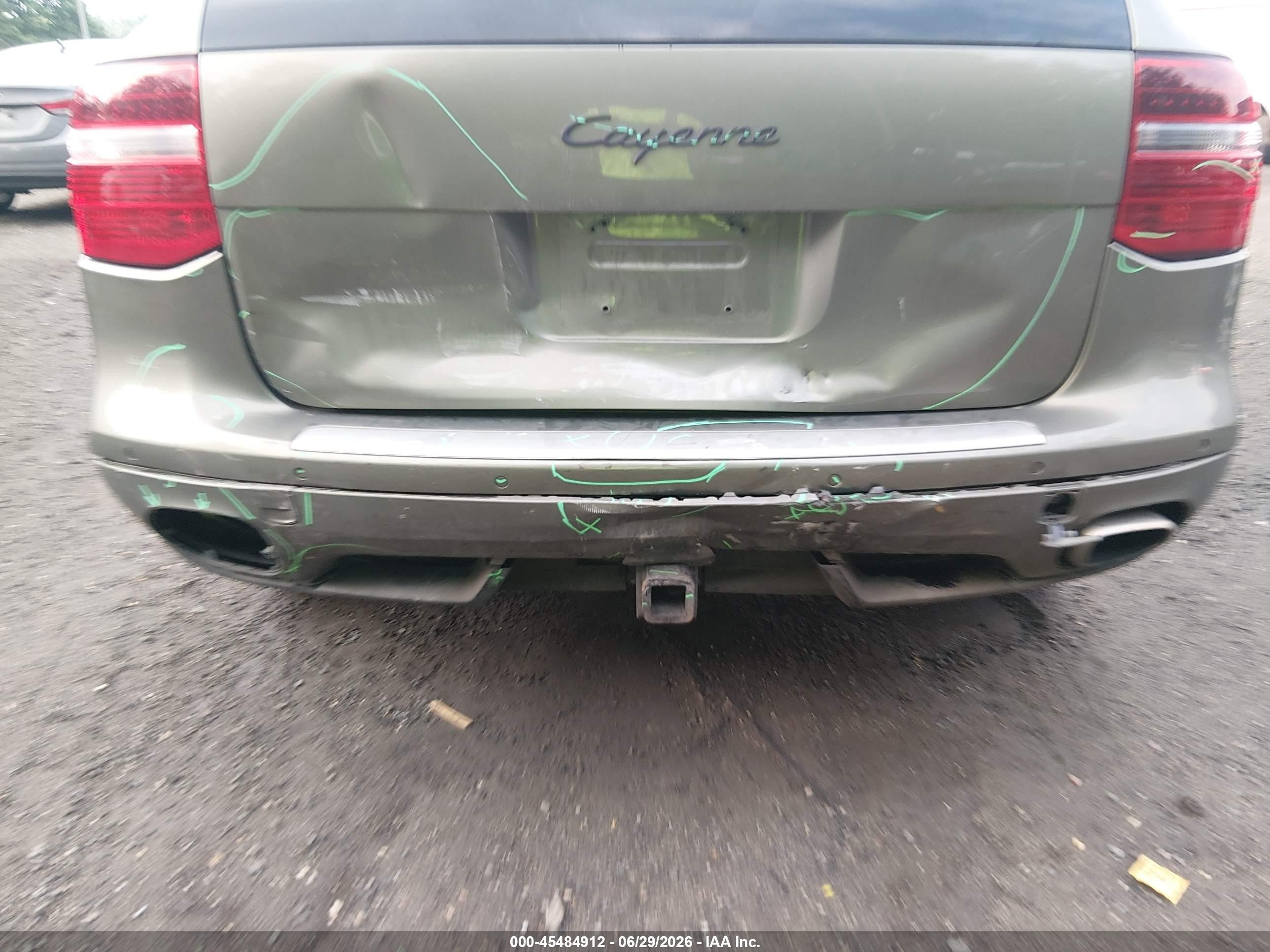 2008 Porsche Cayenne   Green vin: WP1AA29P98LA13982