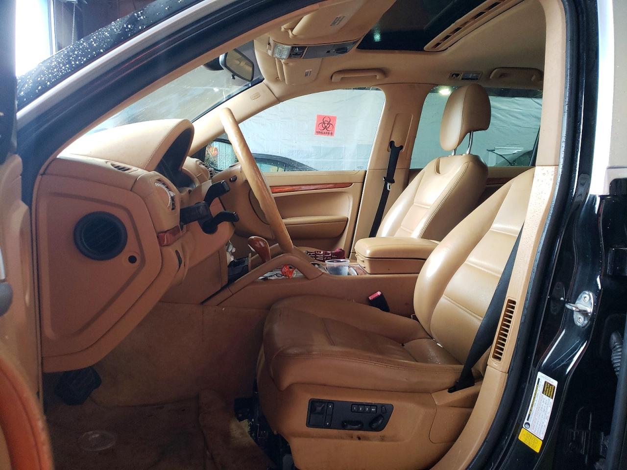 2008 Porsche Cayenne Black vin: WP1AA29PX8LA06474