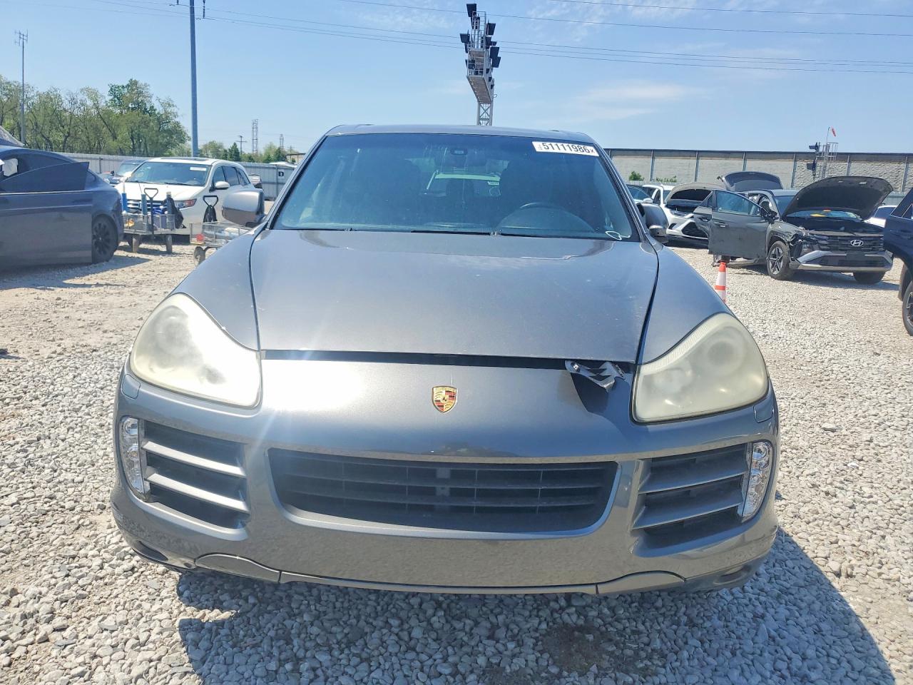 2008 Porsche Cayenne Серый vin: WP1AA29PX8LA27955