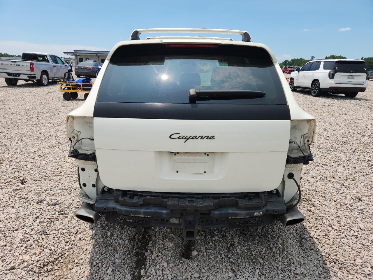 2009 Porsche Cayenne White vin: WP1AA29PX9LA05049