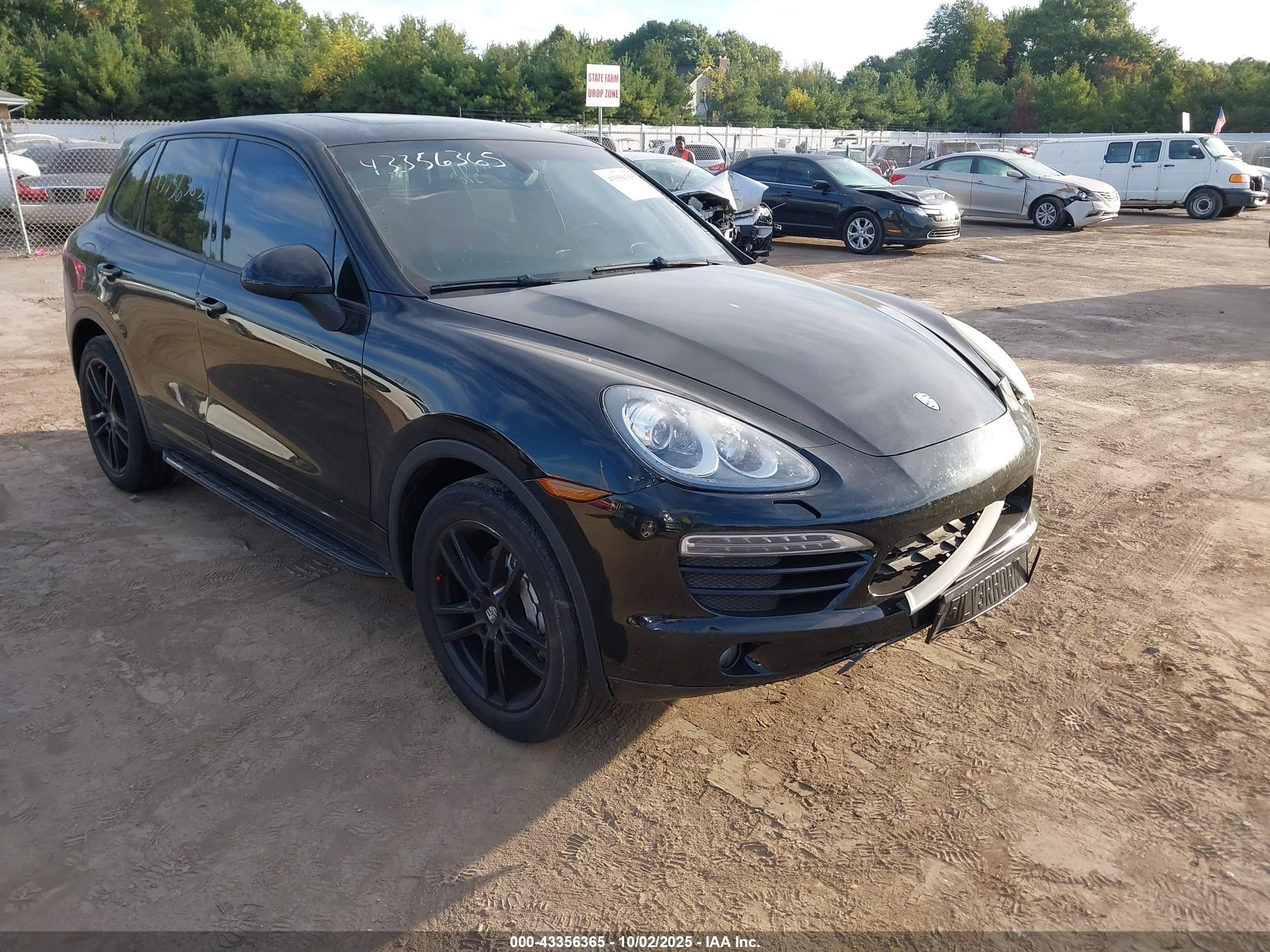 2012 Porsche Cayenne   Black vin: WP1AA2A21CLA00667
