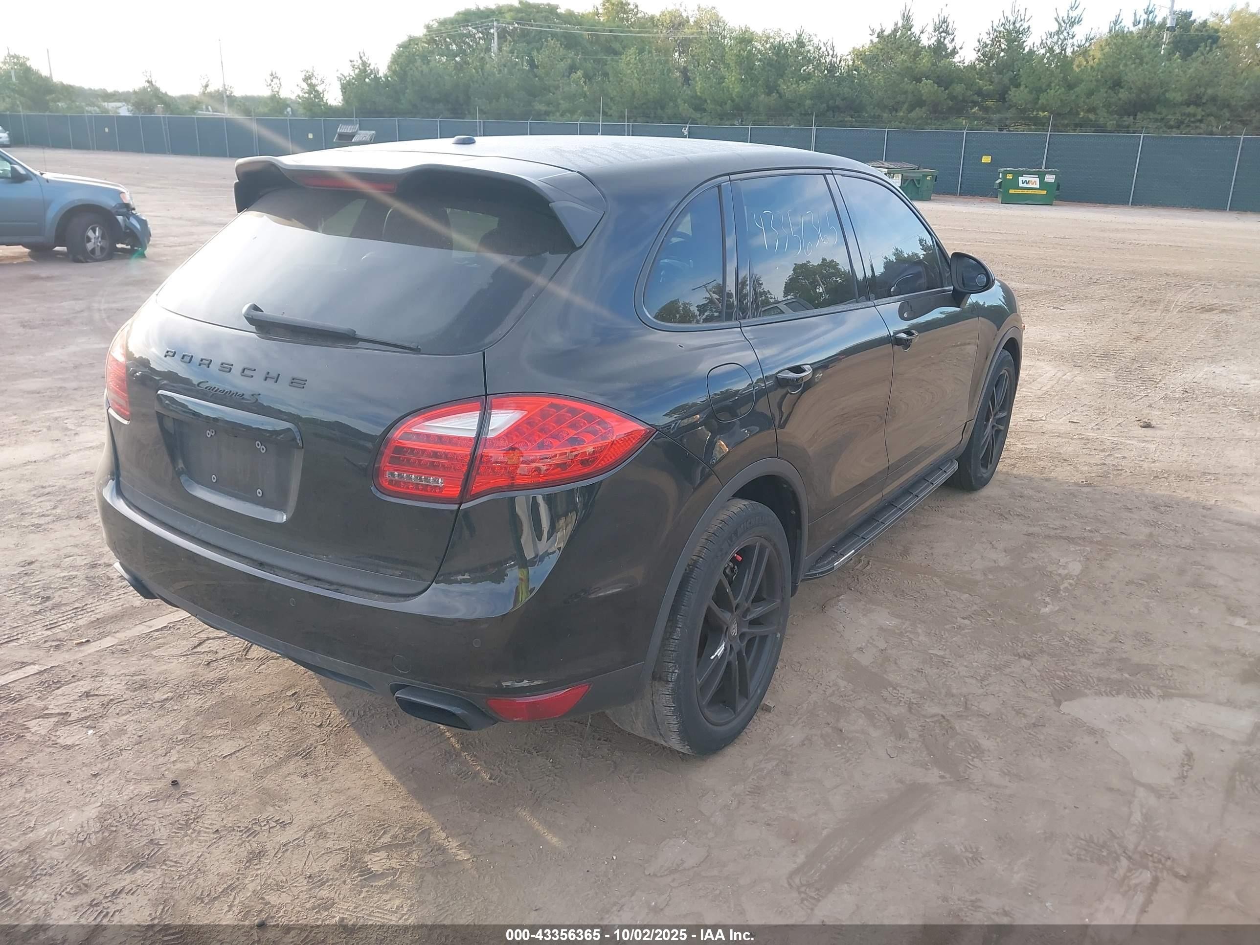 2012 Porsche Cayenne   Black vin: WP1AA2A21CLA00667