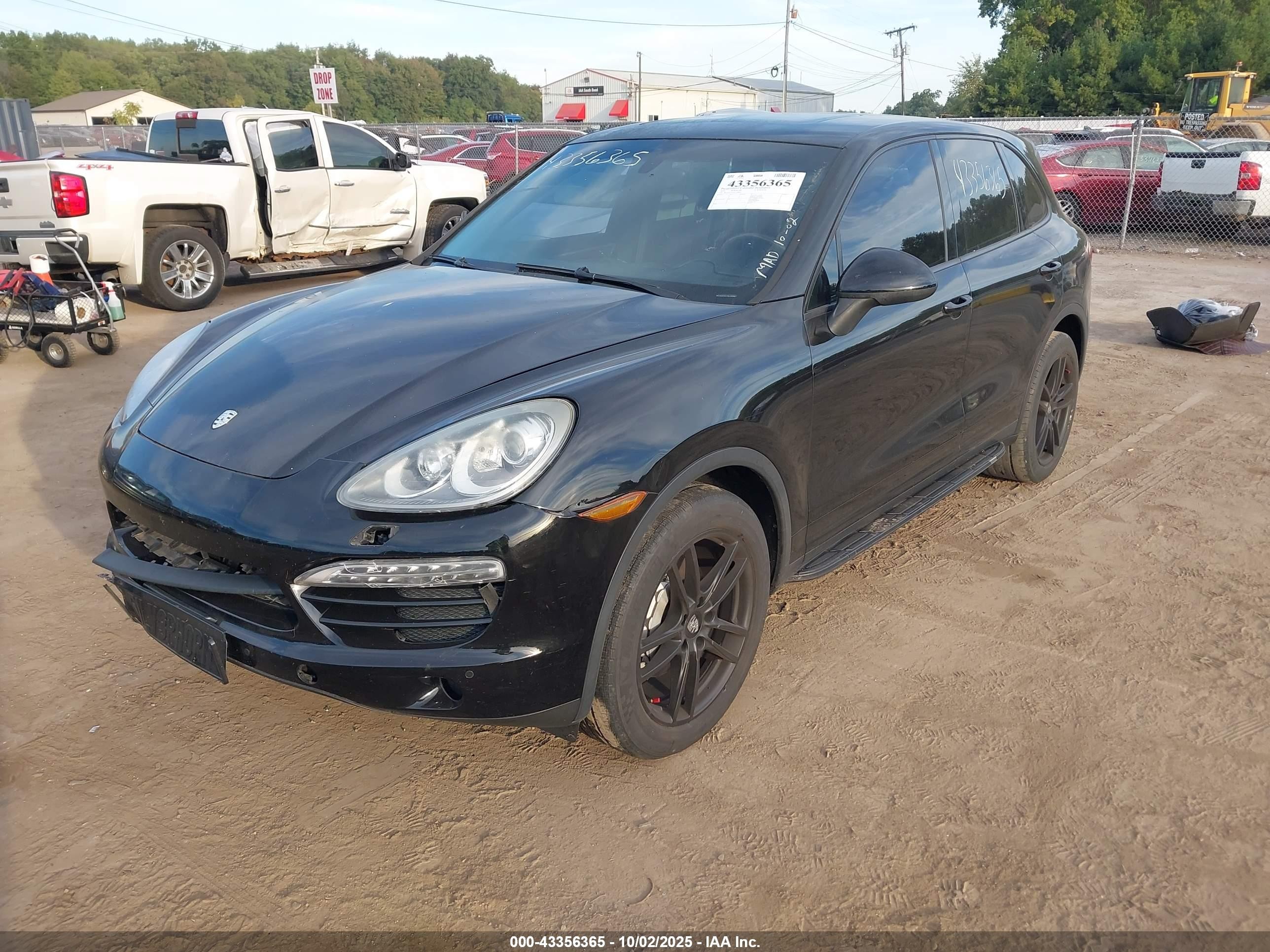 2012 Porsche Cayenne   Black vin: WP1AA2A21CLA00667