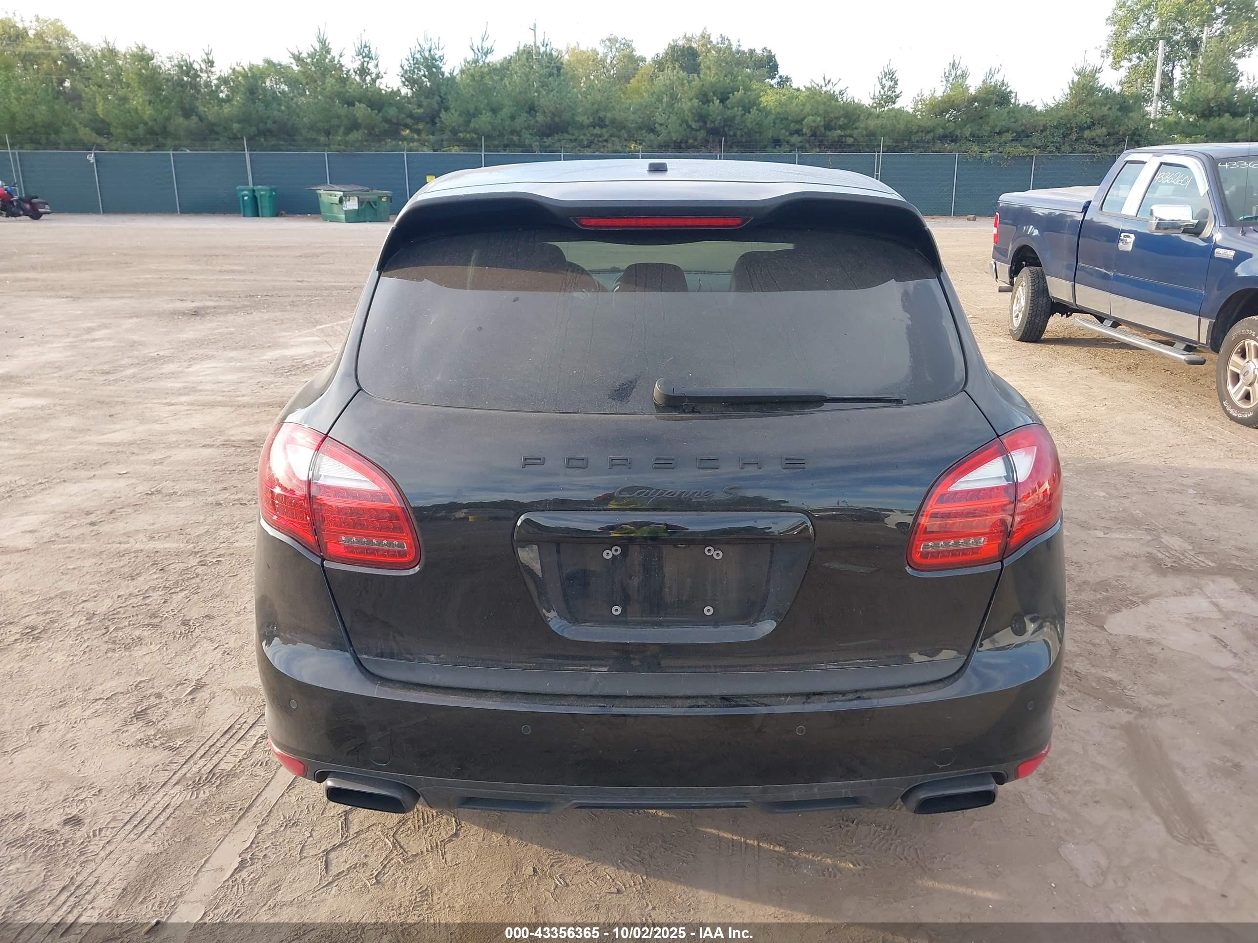2012 Porsche Cayenne   Black vin: WP1AA2A21CLA00667