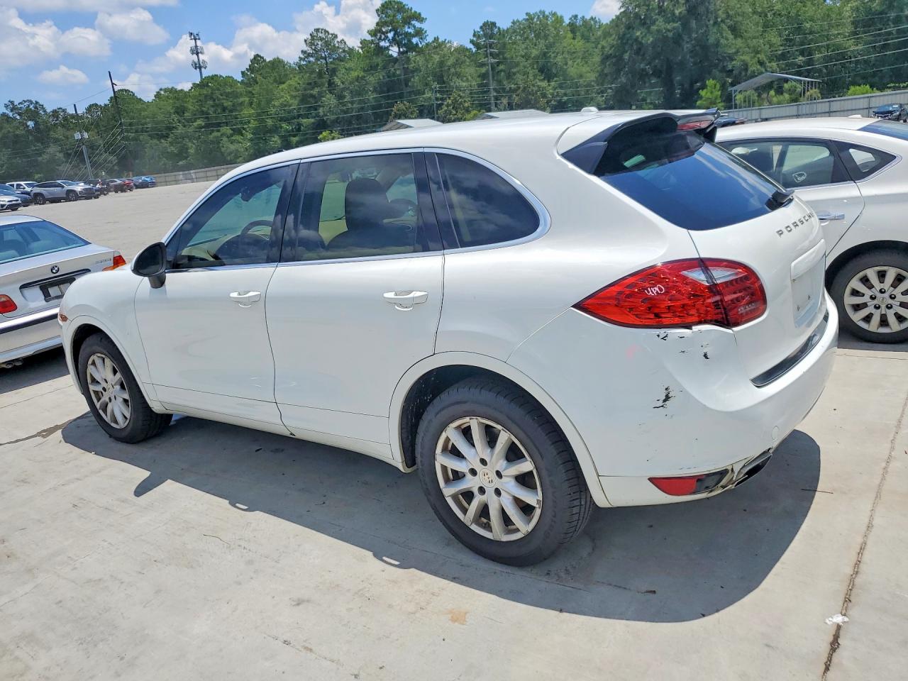 2012 Porsche Cayenne White vin: WP1AA2A21CLA11619
