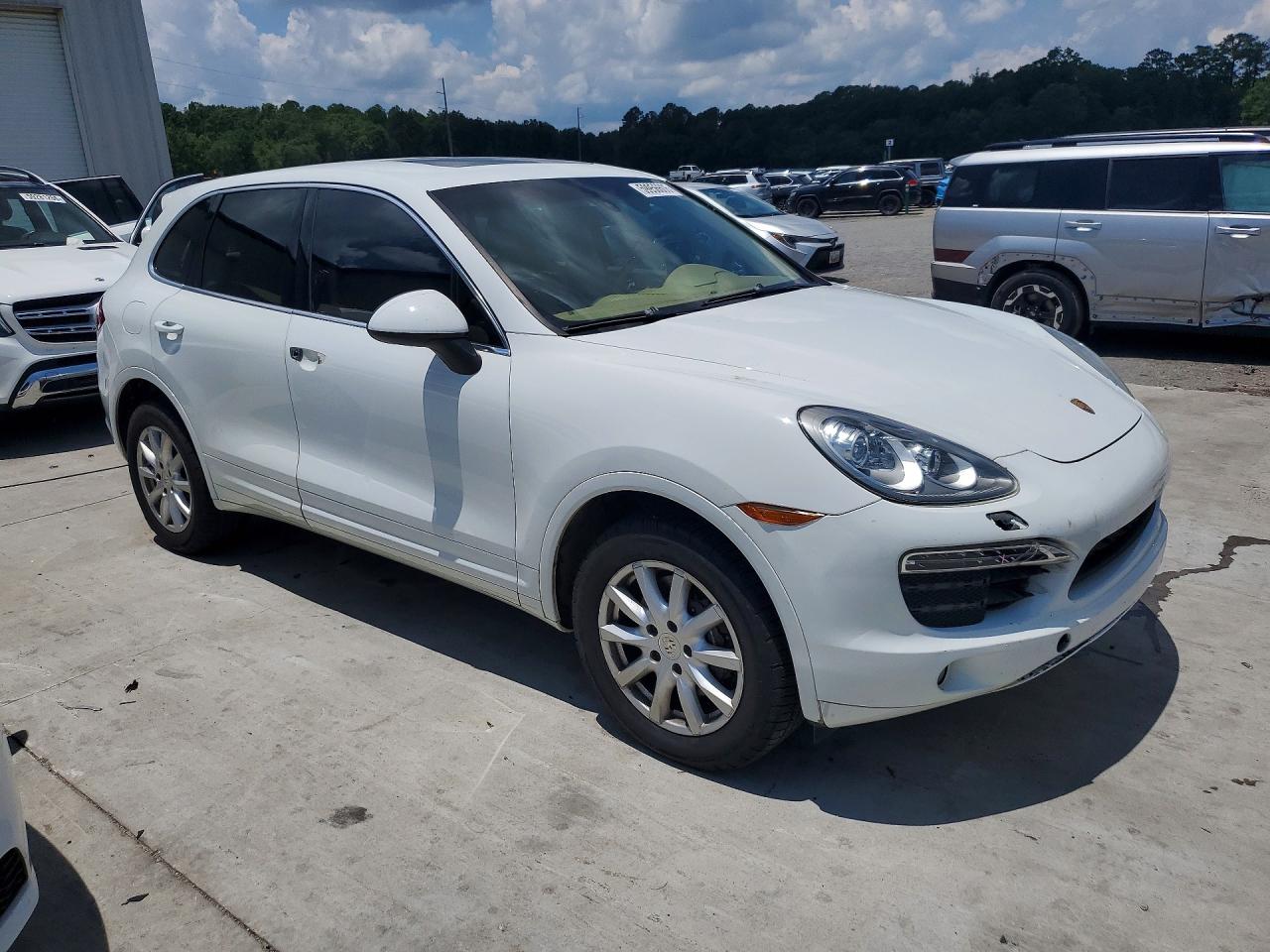2012 Porsche Cayenne White vin: WP1AA2A21CLA11619