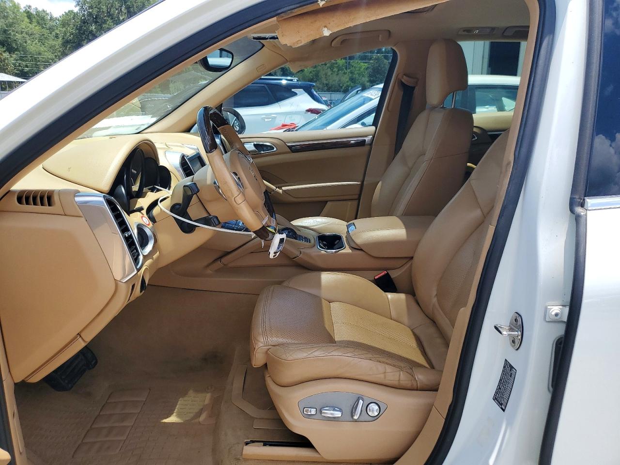 2012 Porsche Cayenne White vin: WP1AA2A21CLA11619