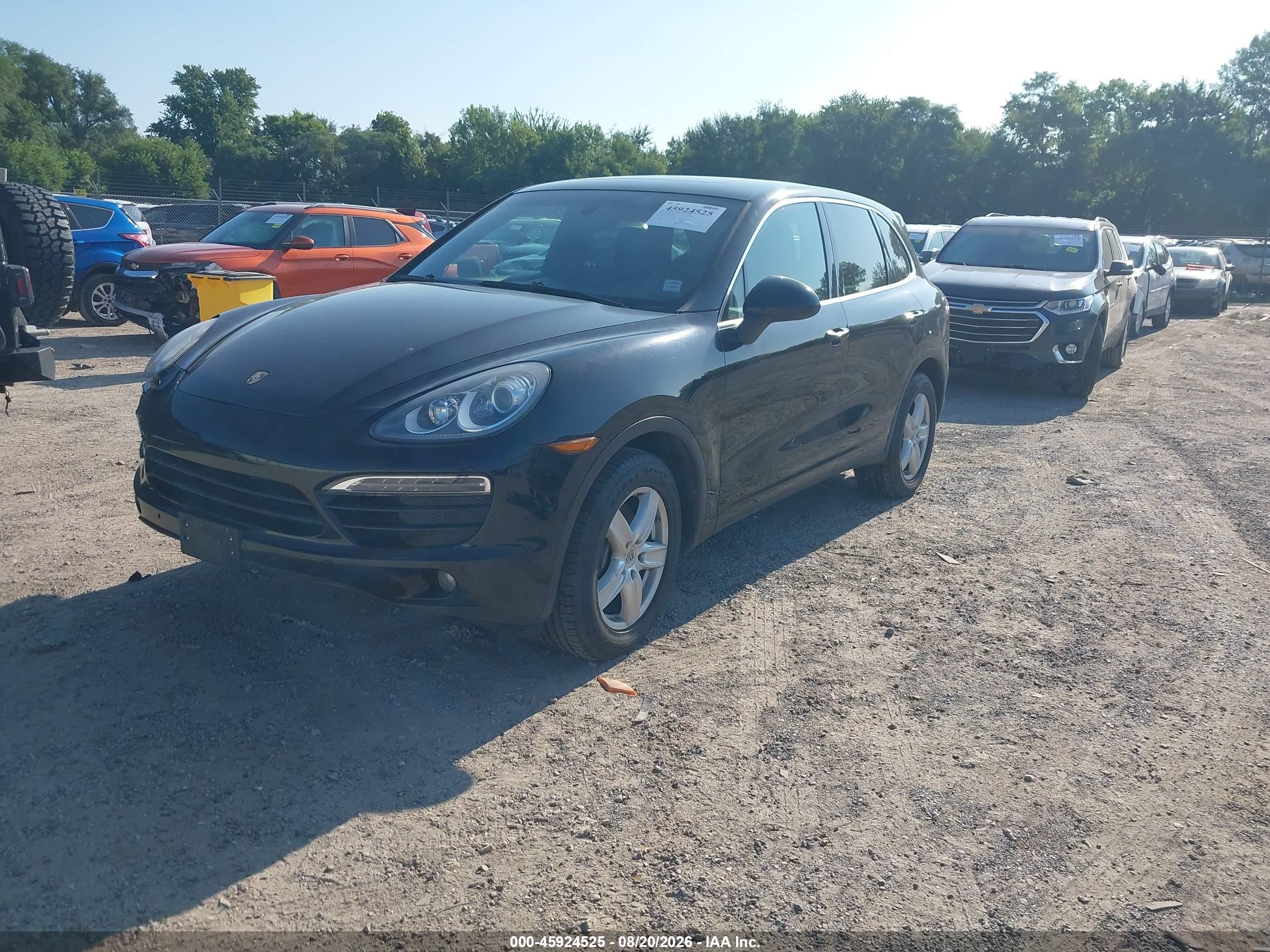 2012 Porsche Cayenne   Black vin: WP1AA2A21CLA12382