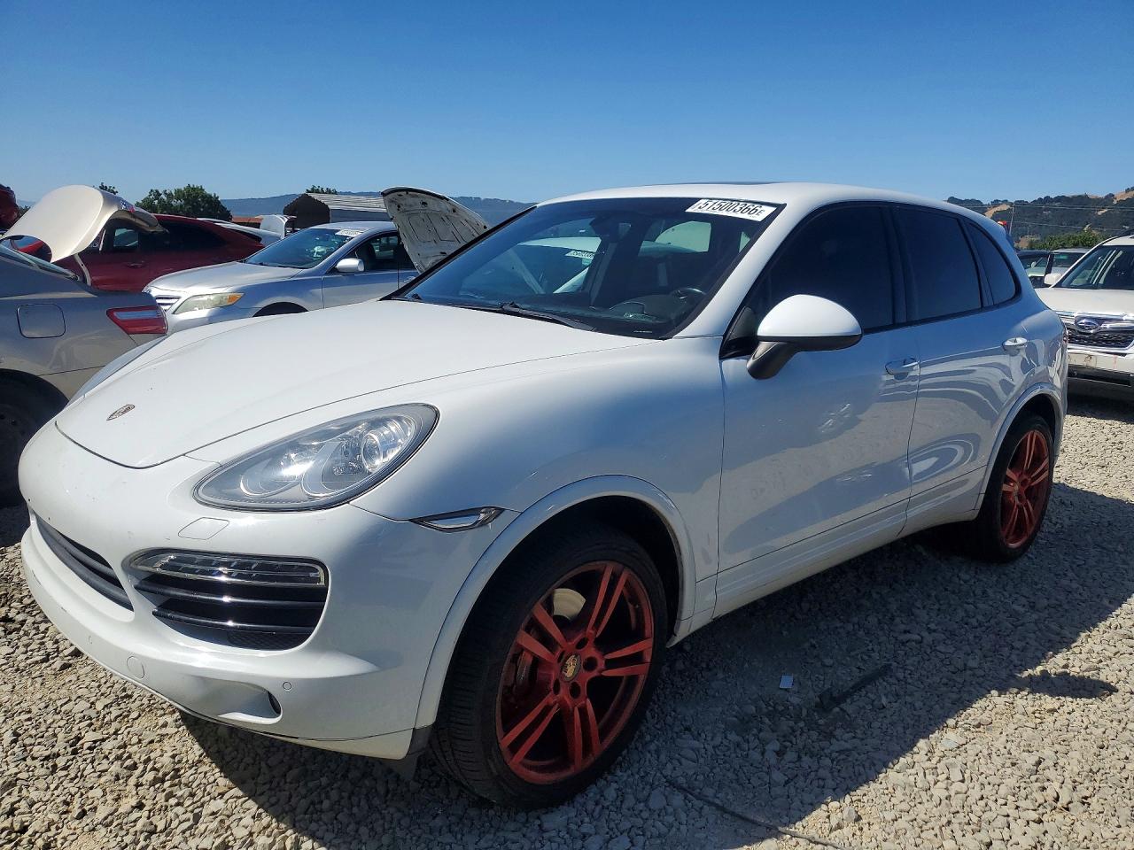 2013 Porsche Cayenne White vin: WP1AA2A21DLA09547