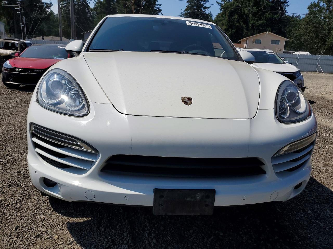 2014 Porsche Cayenne White vin: WP1AA2A21ELA04110