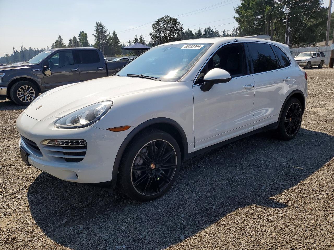 2014 Porsche Cayenne White vin: WP1AA2A21ELA04110