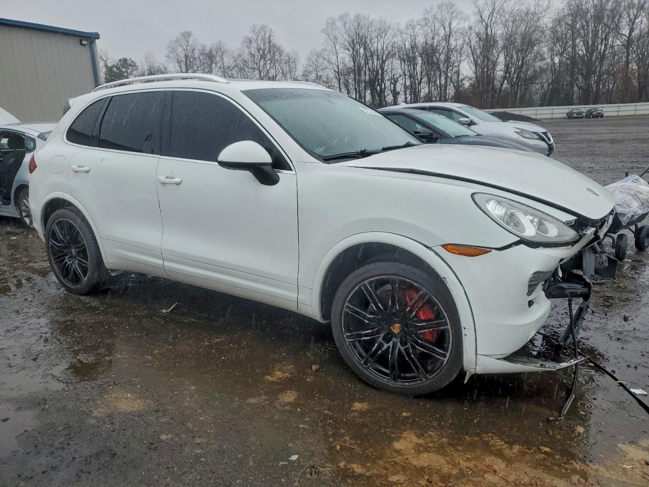 2014 Porsche Cayenne White vin: WP1AA2A21ELA93869