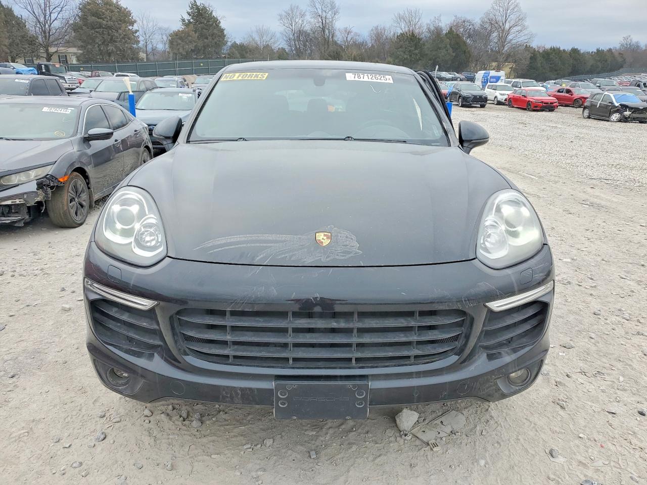 2017 Porsche Cayenne Black vin: WP1AA2A21HKA86236