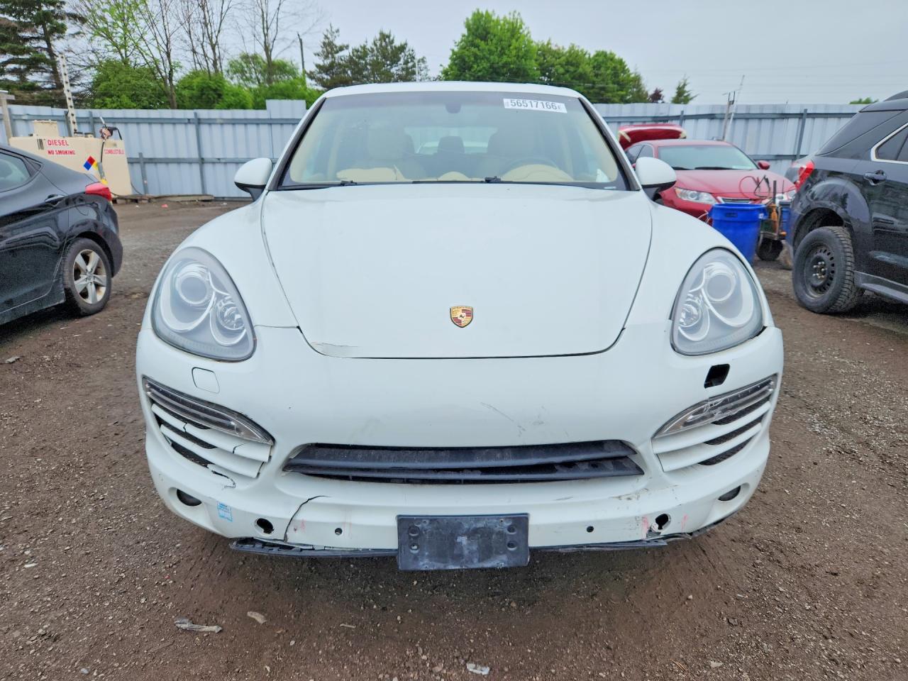 2013 Porsche Cayenne White vin: WP1AA2A22DLA00985