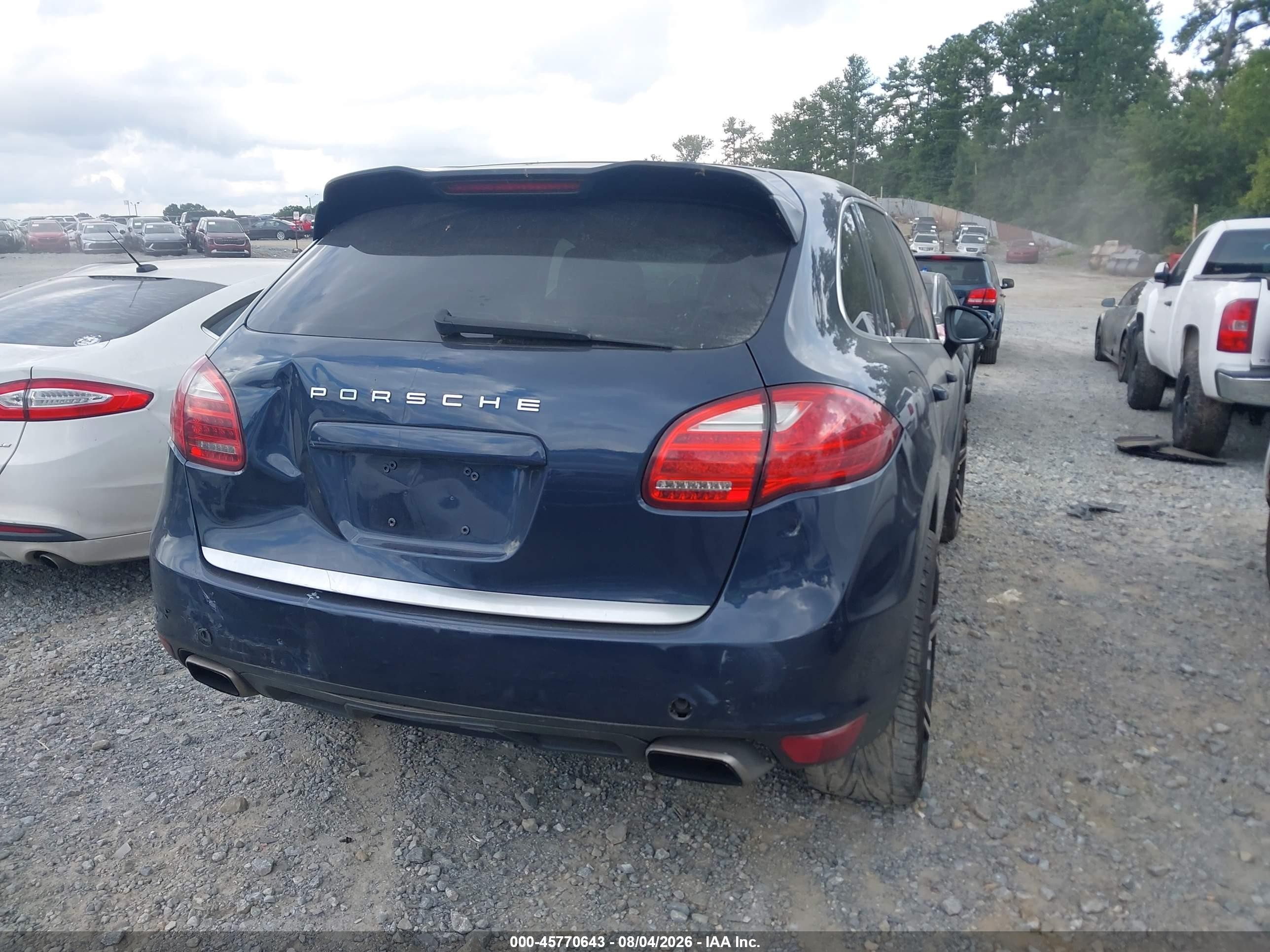 2011 Porsche Cayenne   Dark Blue vin: WP1AA2A23BLA07554