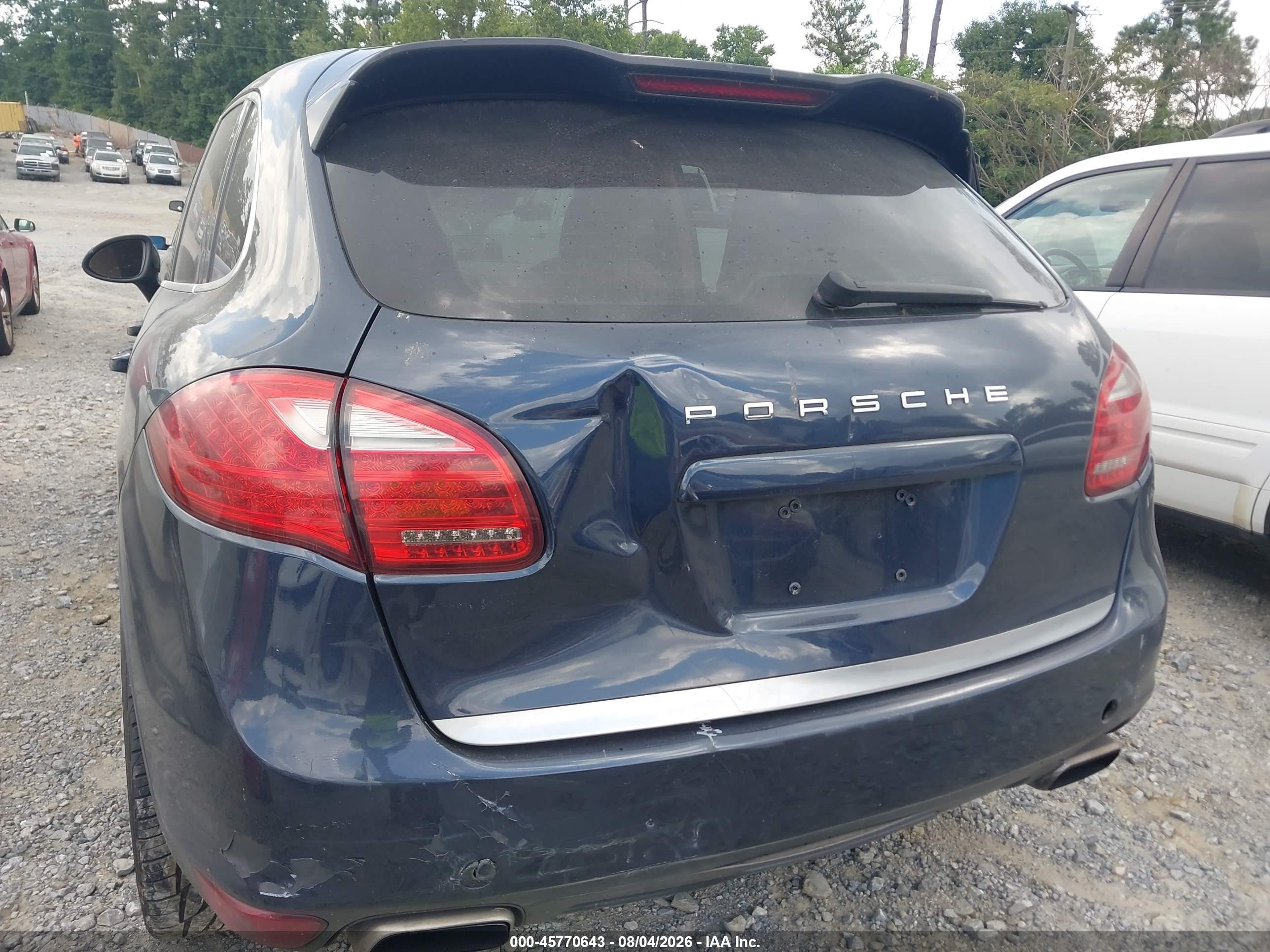2011 Porsche Cayenne   Dark Blue vin: WP1AA2A23BLA07554