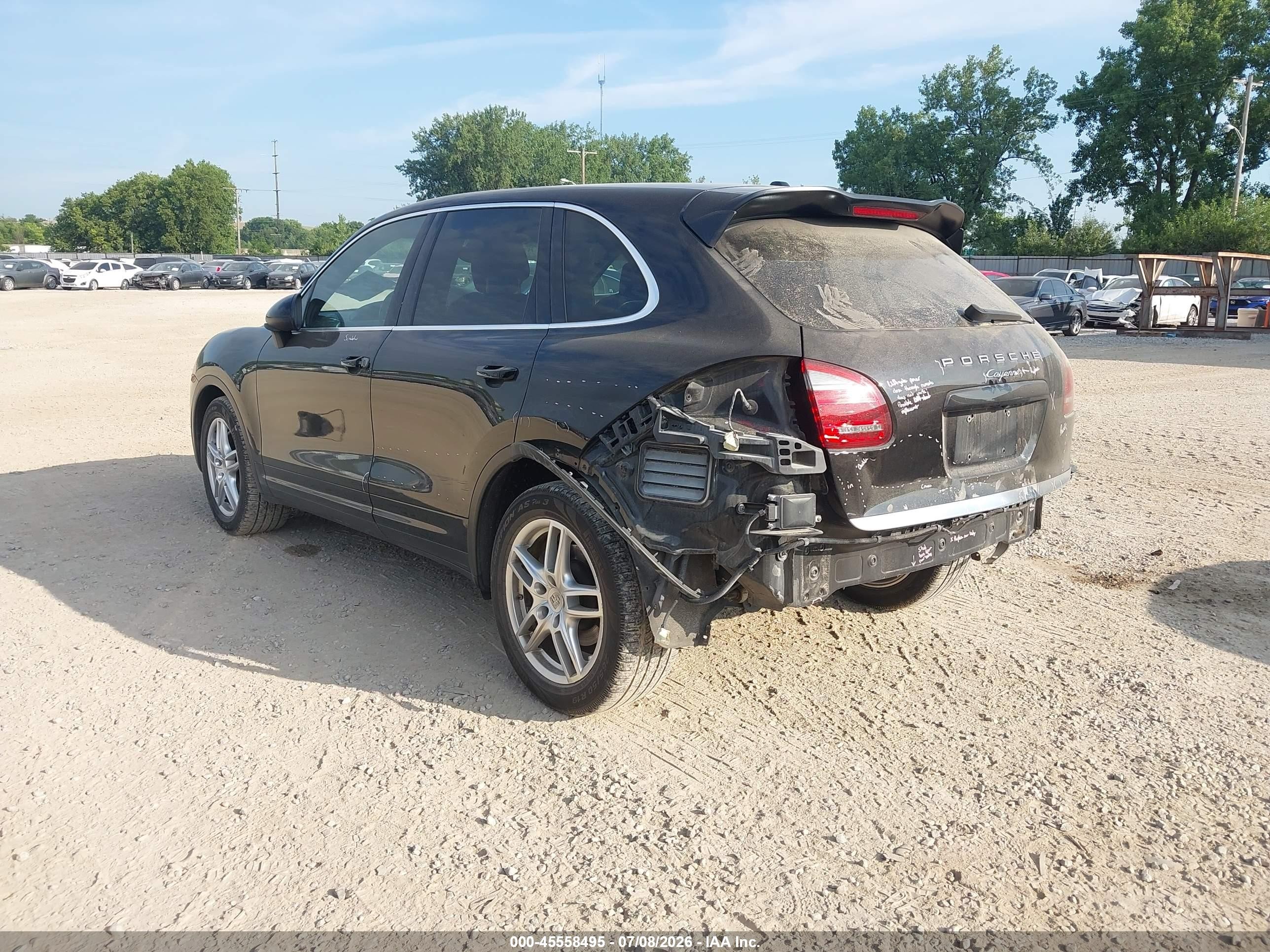 2014 Porsche Cayenne Черный vin: WP1AA2A23ELA93811